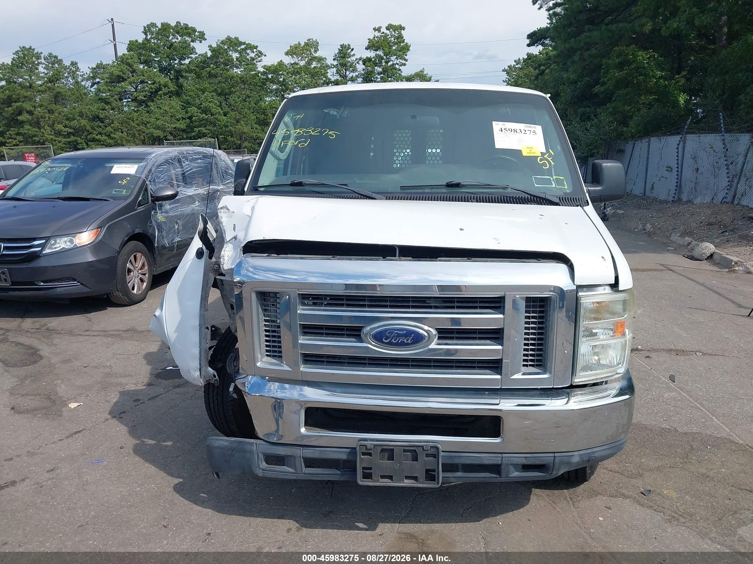 2011 Ford E-250 Commercial White vin: 1FTNE2EW6BDA76950