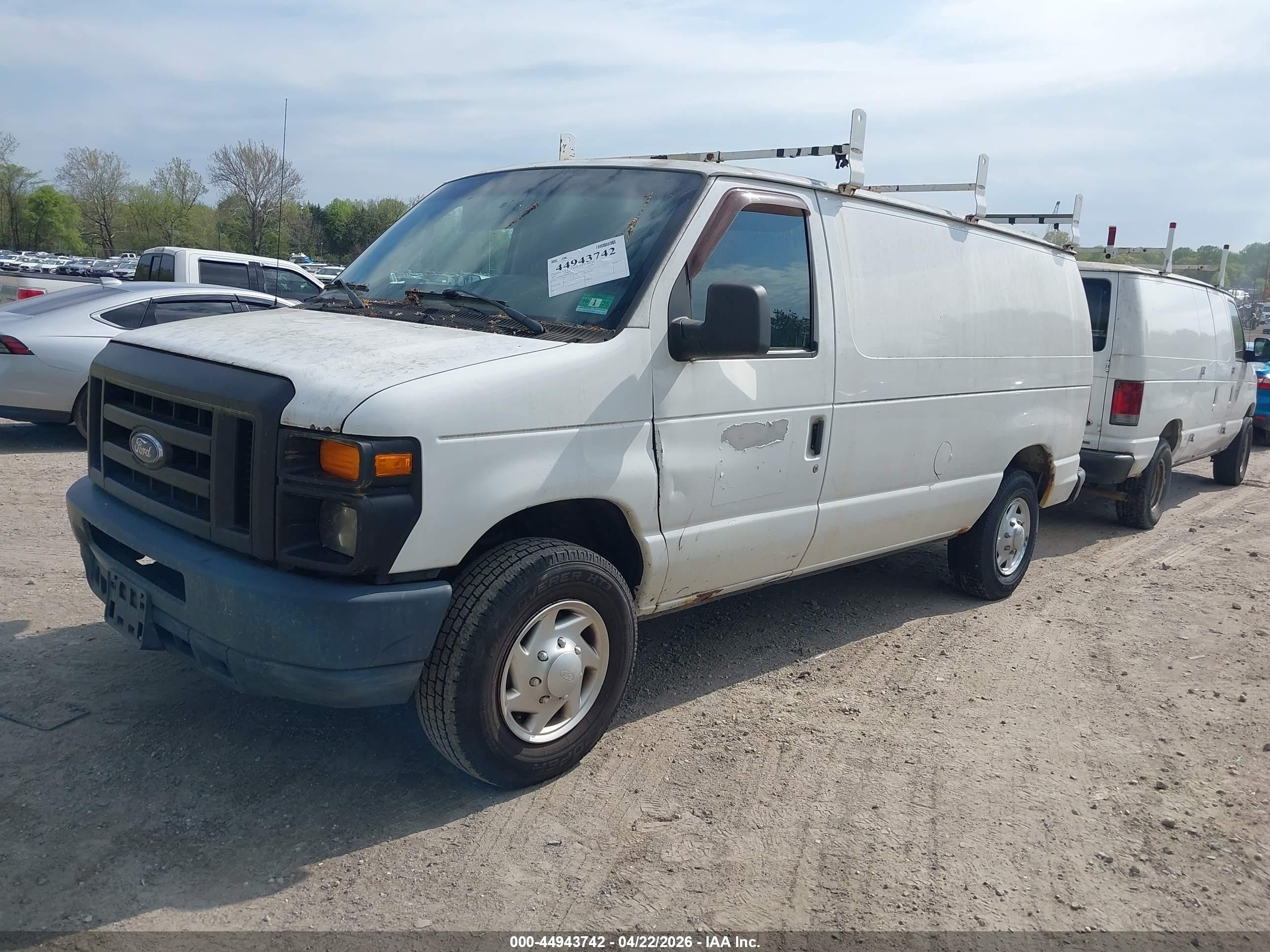 2011 Ford E-250 Commercial White vin: 1FTNE2EW6BDB32708