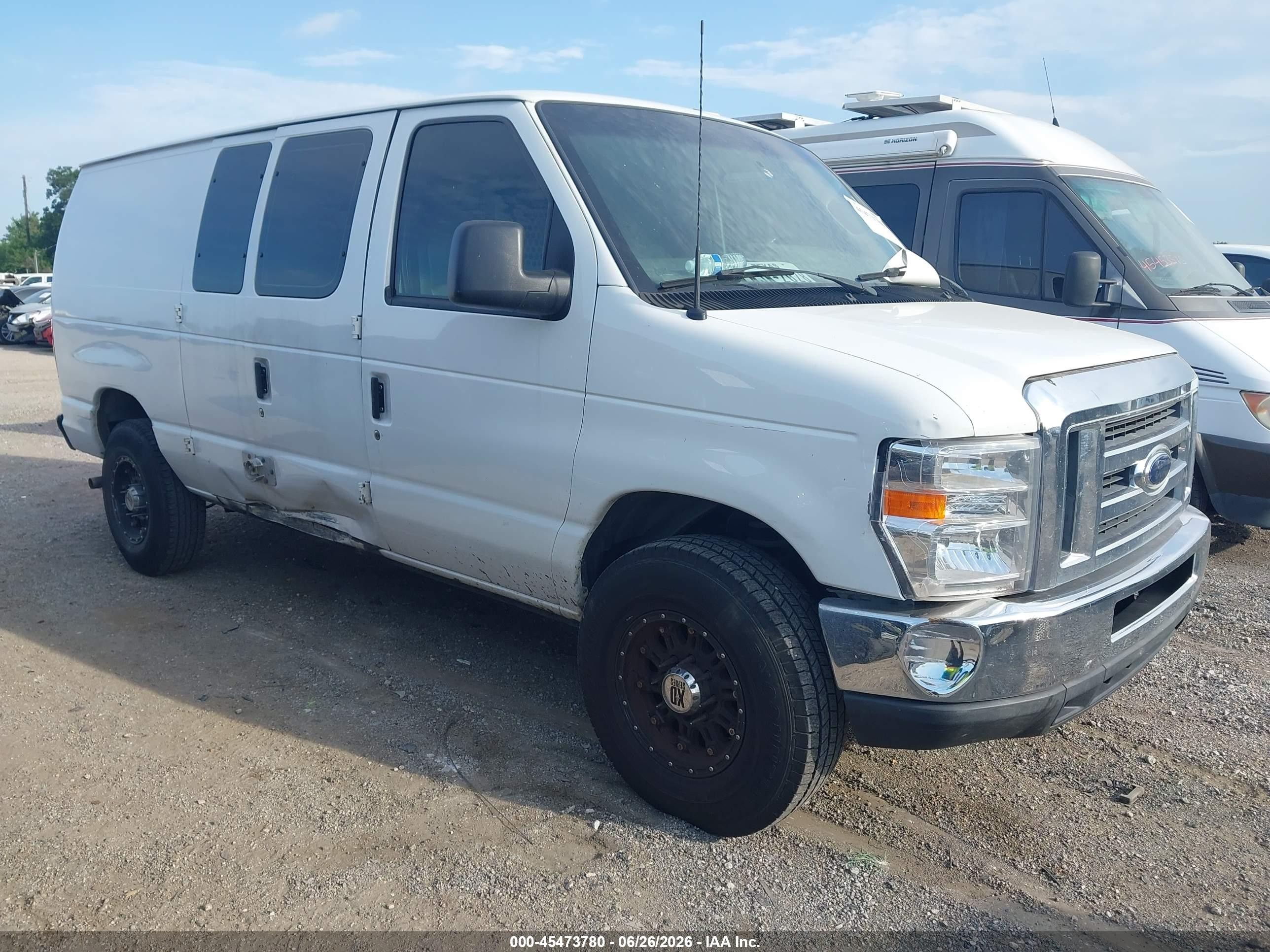 2012 Ford E-250 Commercial White vin: 1FTNE2EW6CDA84001