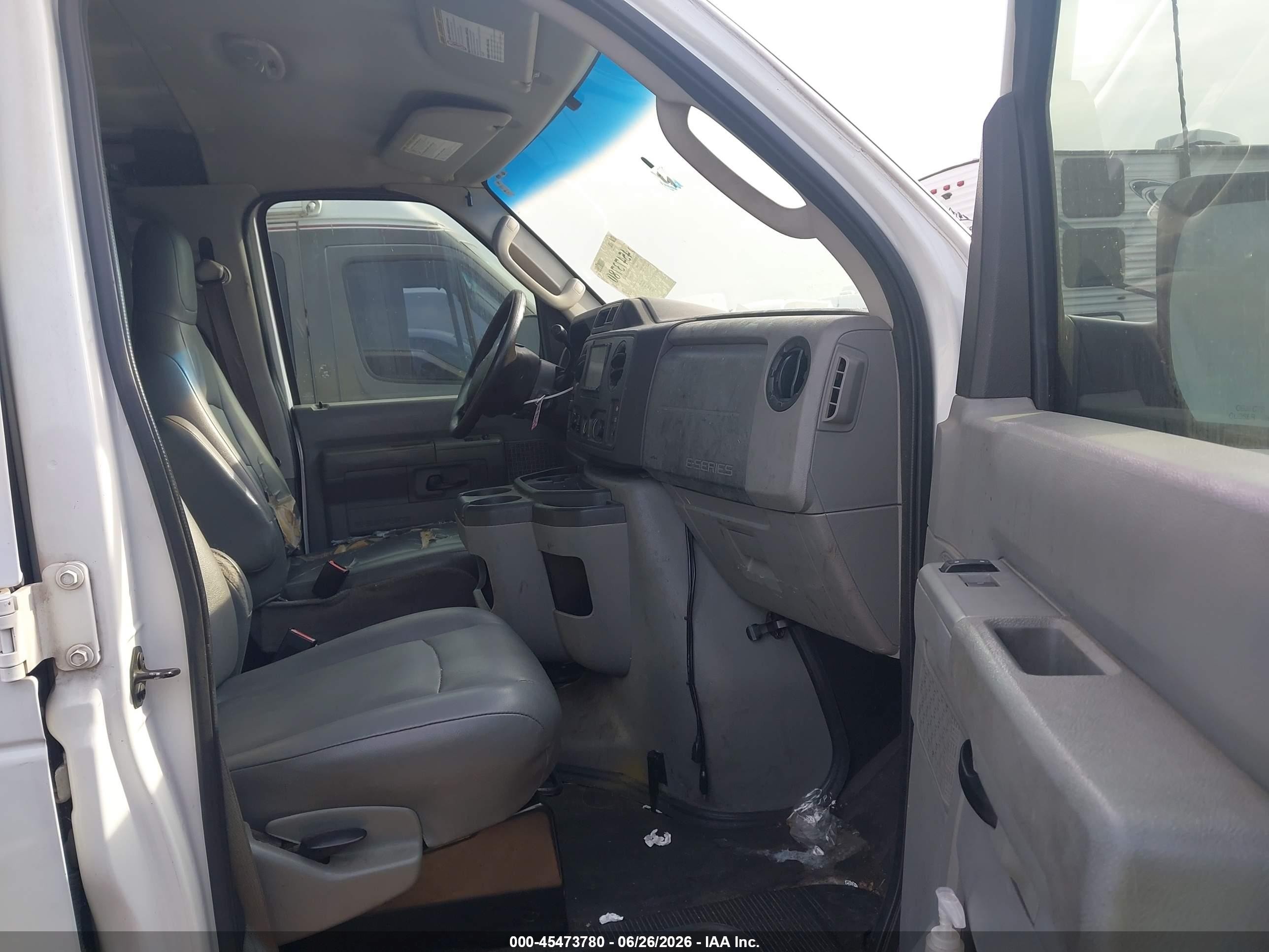 2012 Ford E-250 Commercial White vin: 1FTNE2EW6CDA84001