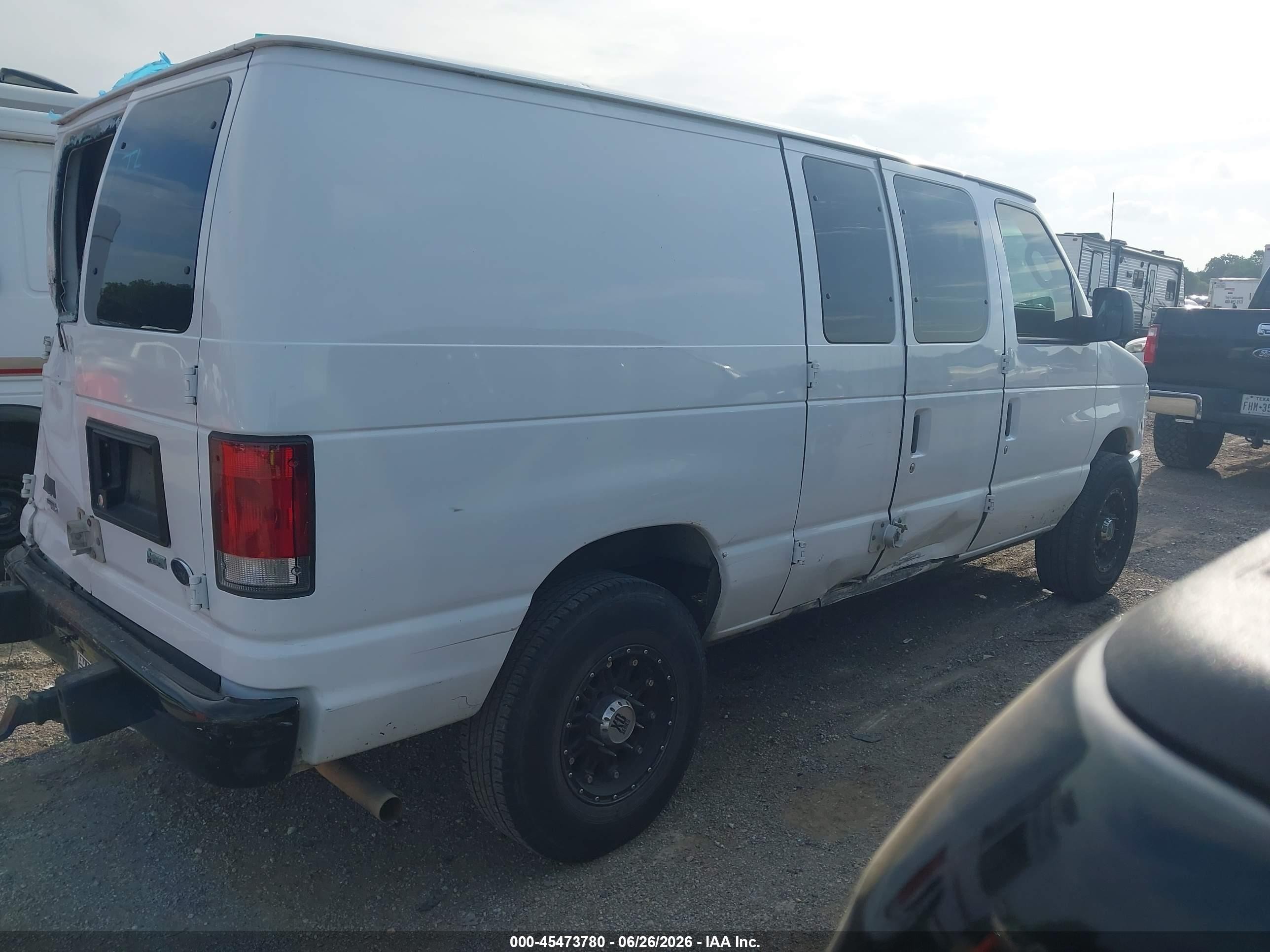 2012 Ford E-250 Commercial White vin: 1FTNE2EW6CDA84001