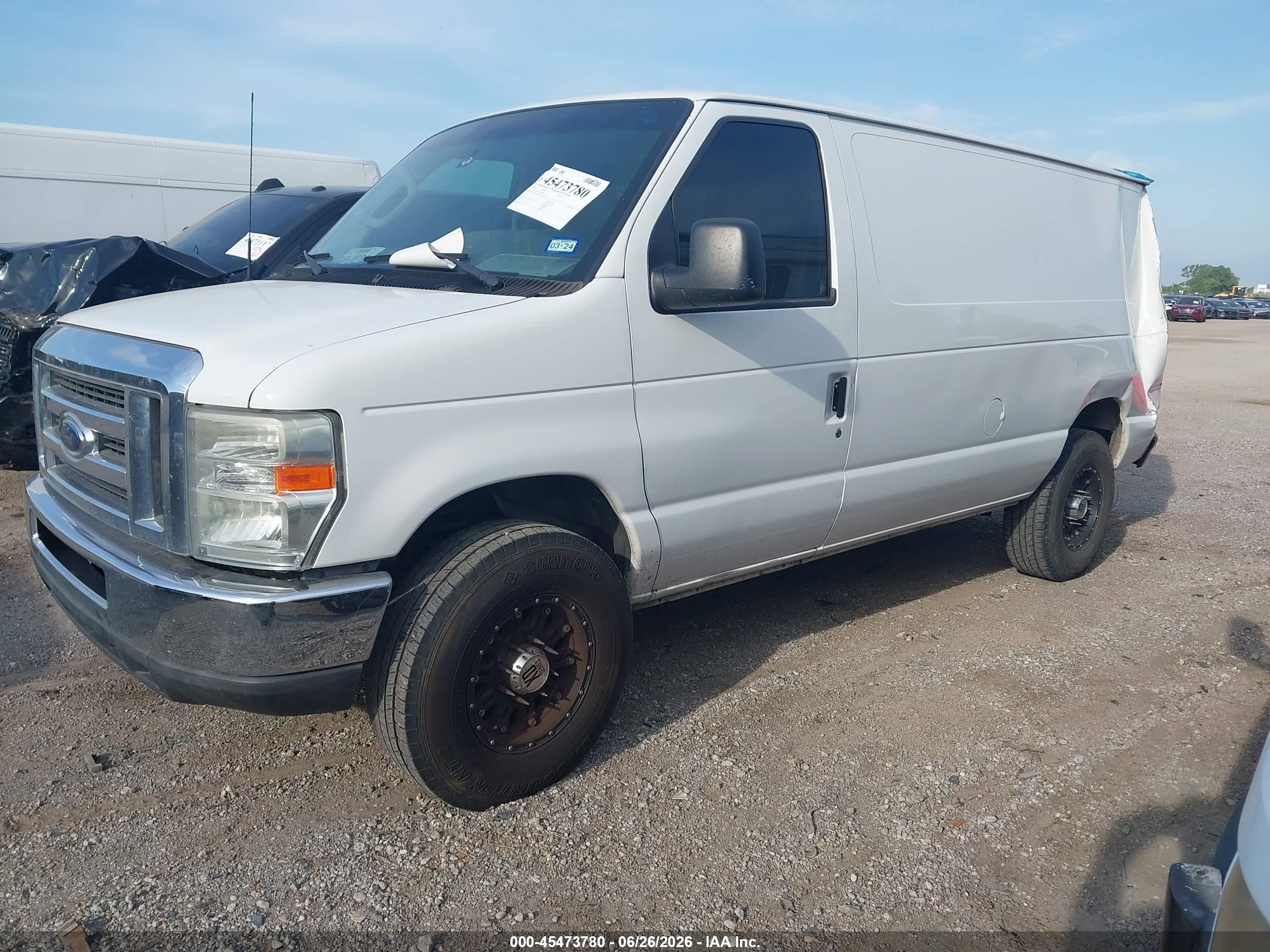 2012 Ford E-250 Commercial White vin: 1FTNE2EW6CDA84001