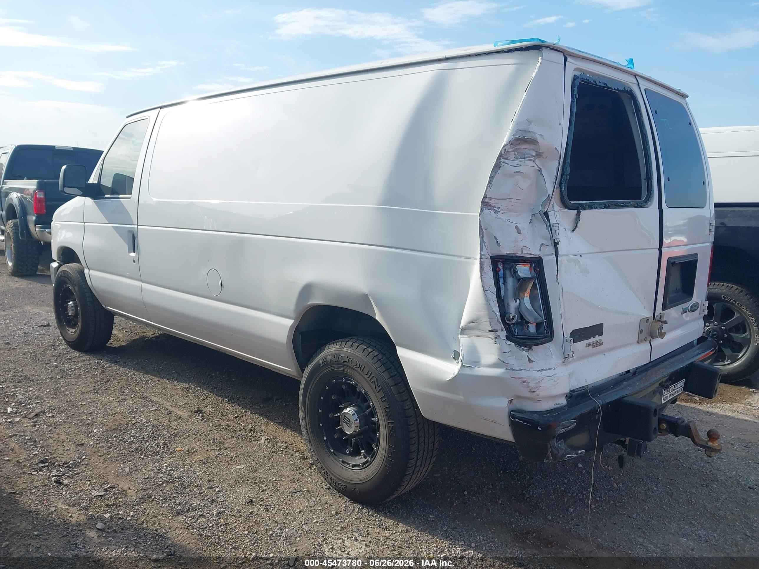 2012 Ford E-250 Commercial White vin: 1FTNE2EW6CDA84001