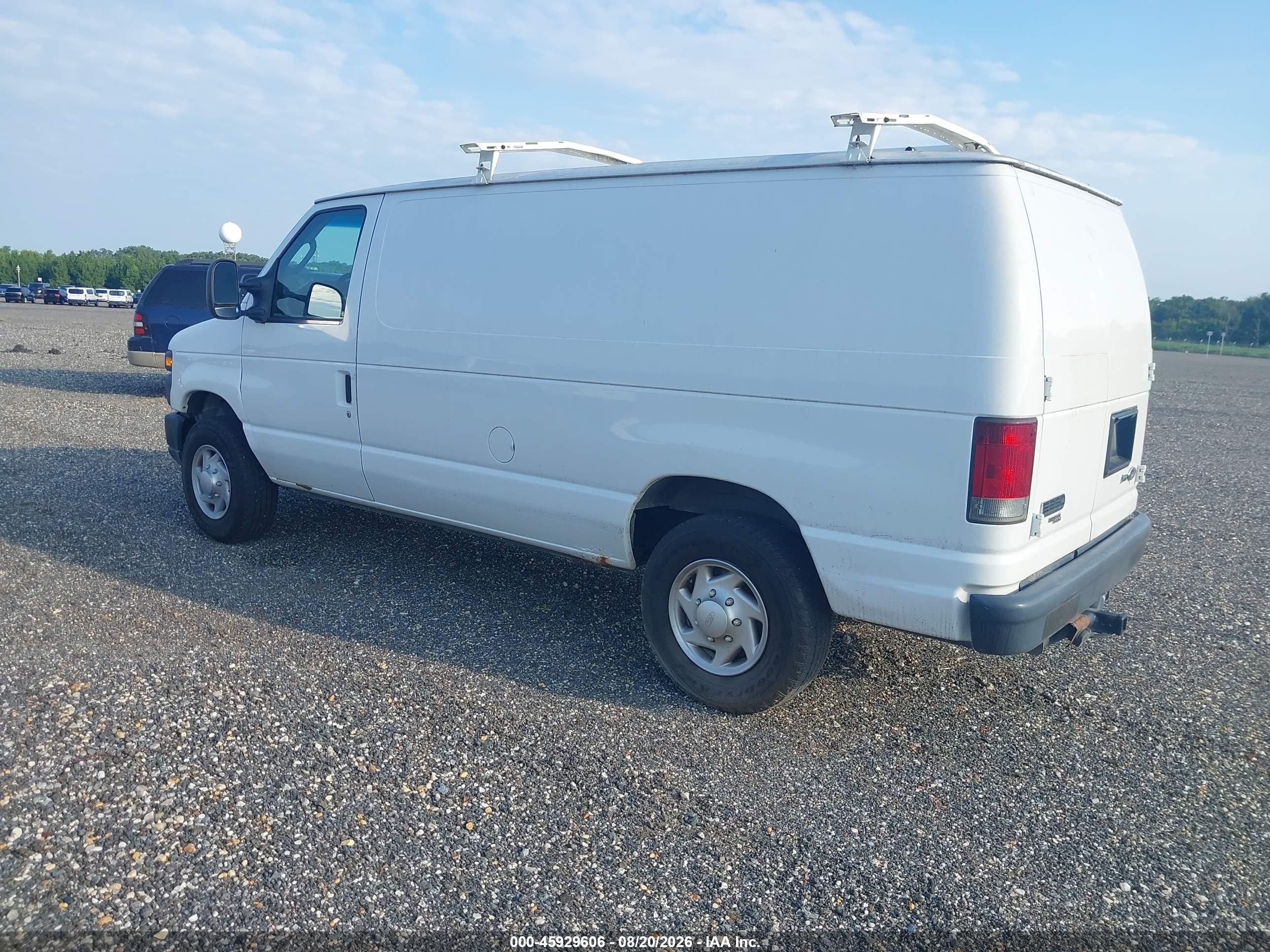 2013 Ford Econoline E250 Van White vin: 1FTNE2EW6DDA07596