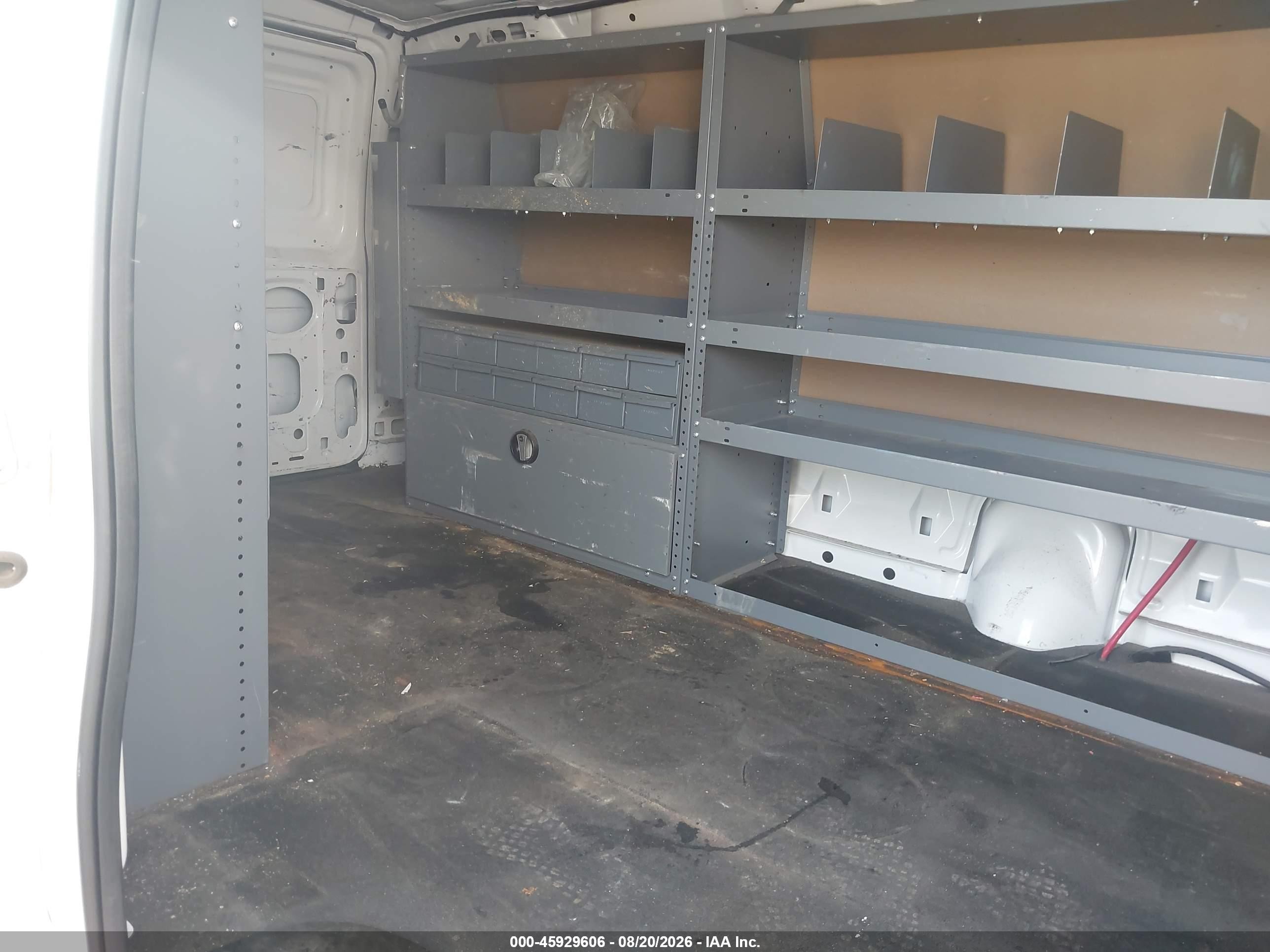 2013 Ford Econoline E250 Van White vin: 1FTNE2EW6DDA07596