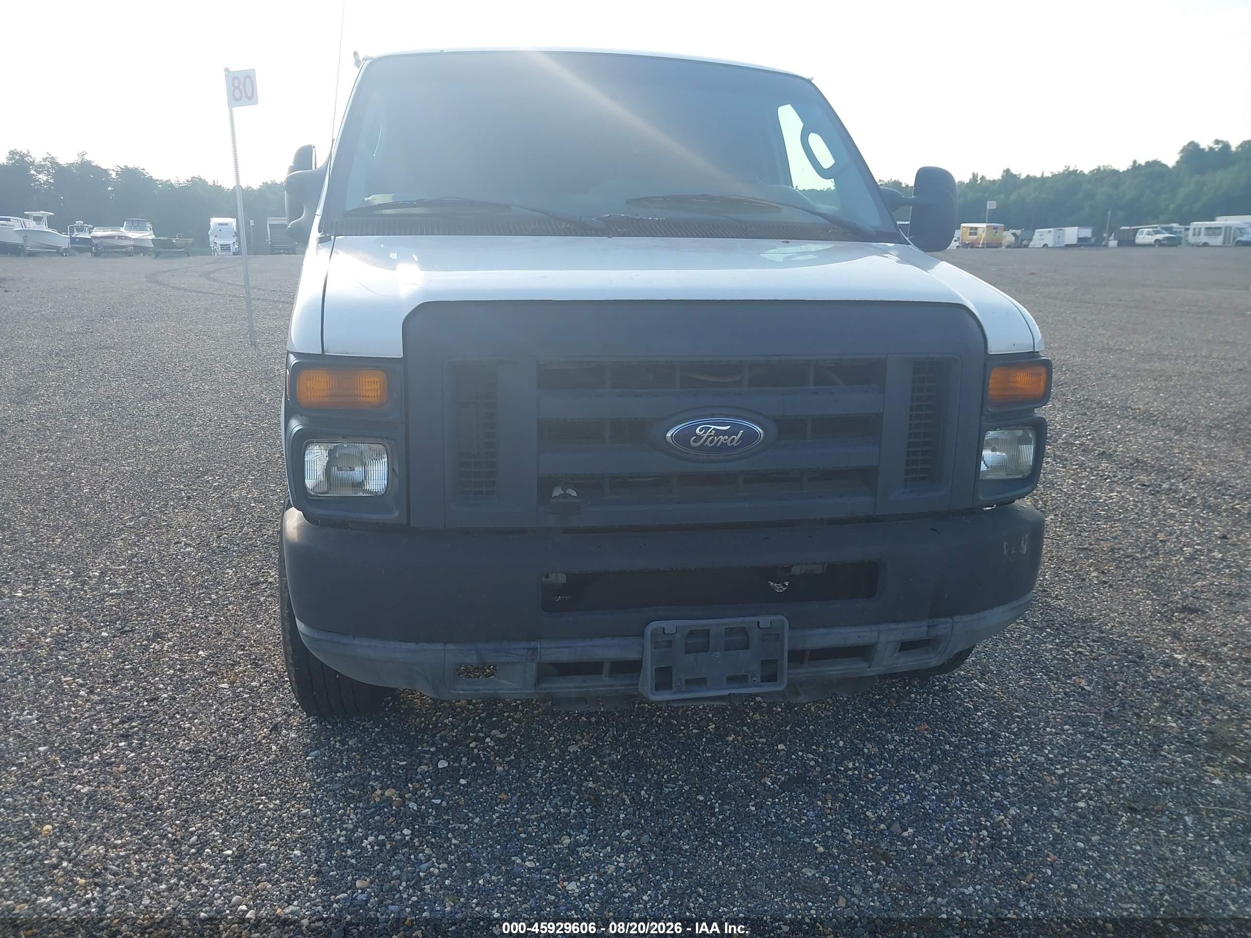 2013 Ford Econoline E250 Van White vin: 1FTNE2EW6DDA07596