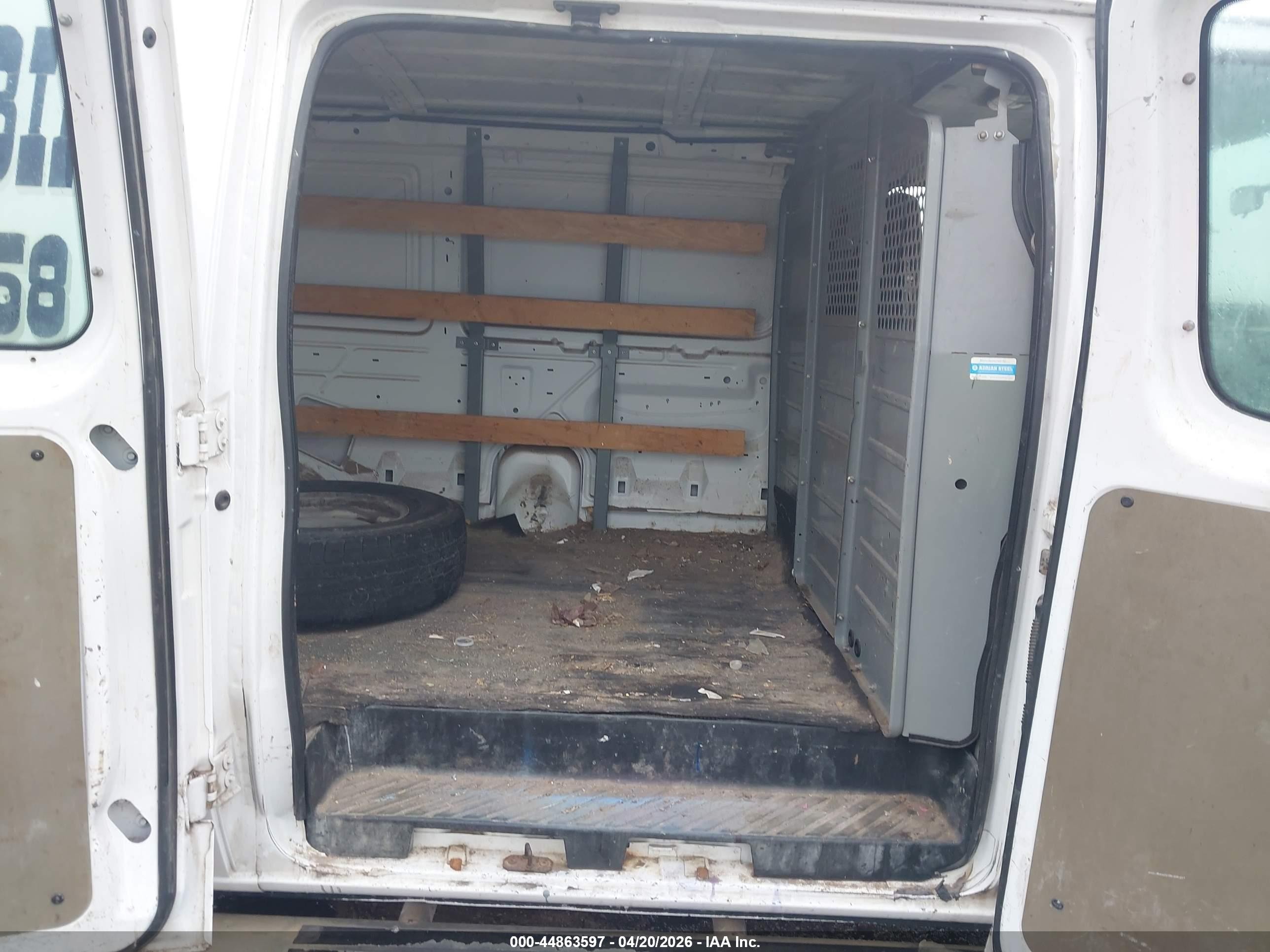 2013 Ford E-250 Commercial White vin: 1FTNE2EW6DDB16690
