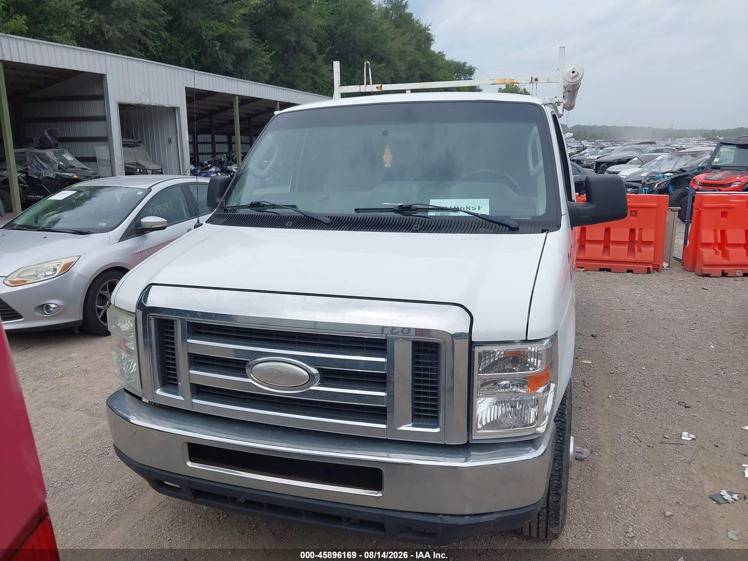 2014 Ford E-250 Commercial White vin: 1FTNE2EW6EDA95177