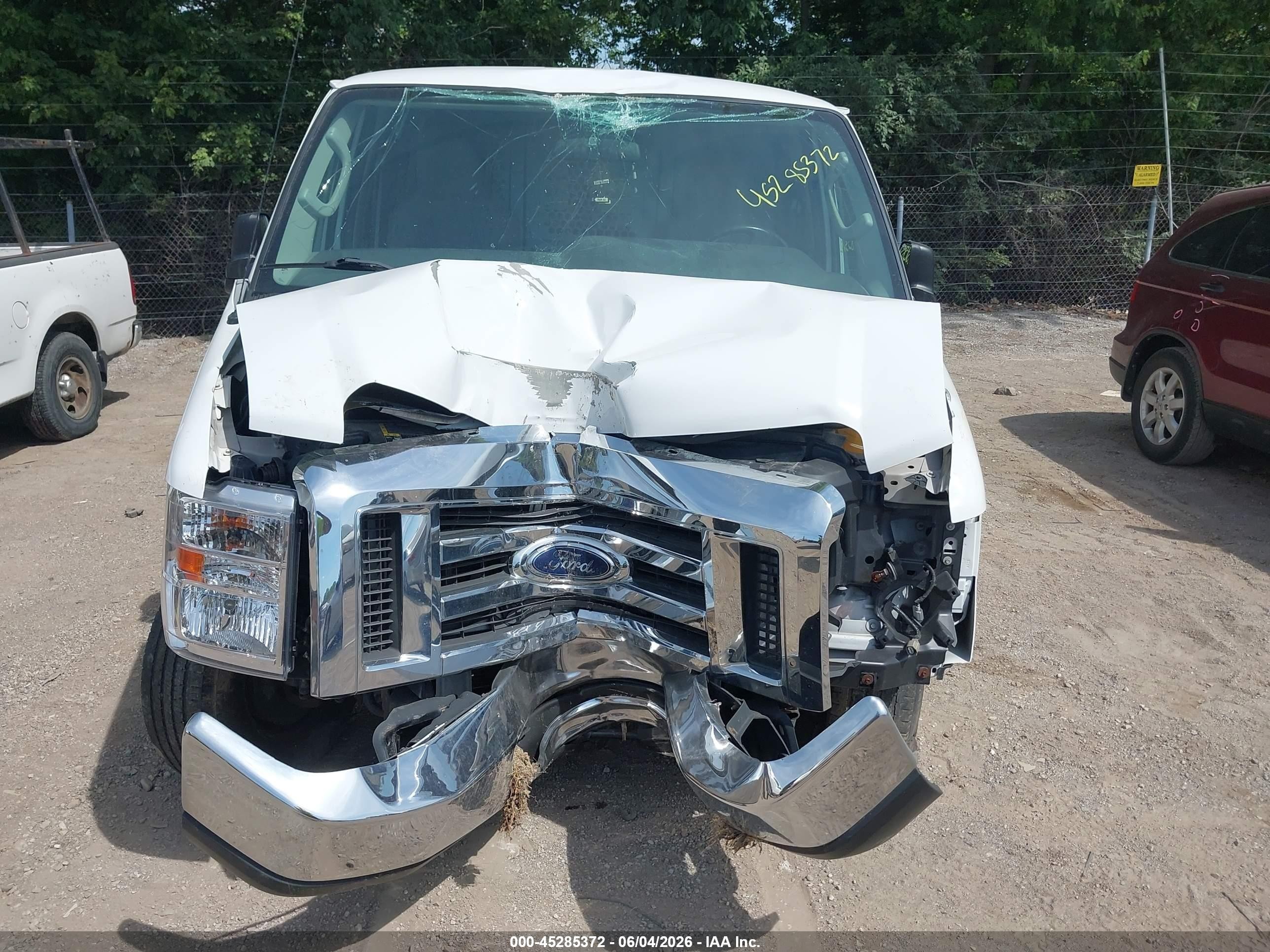 2012 Ford E-250 Commercial White vin: 1FTNE2EW7CDB03140