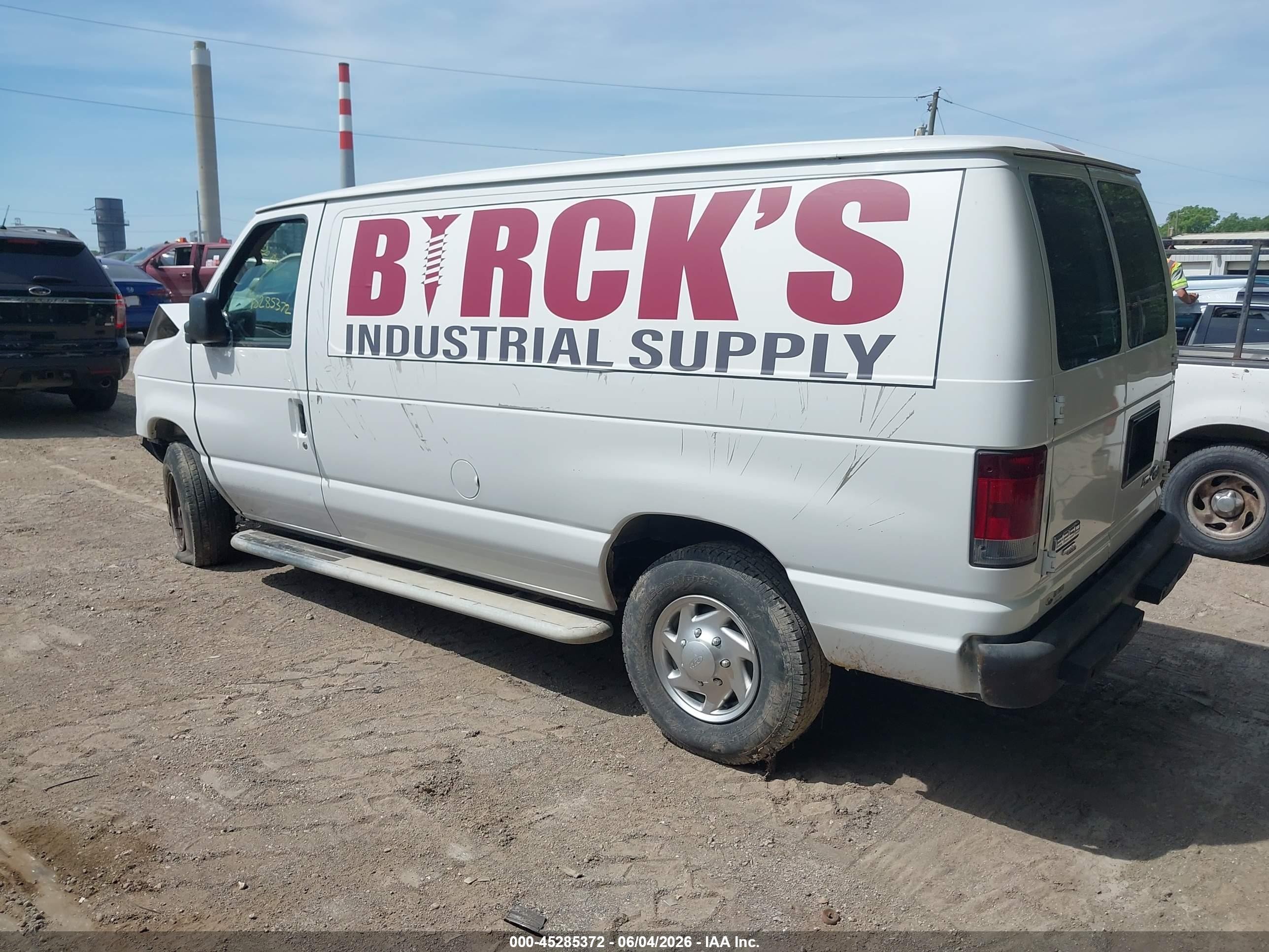 2012 Ford E-250 Commercial White vin: 1FTNE2EW7CDB03140