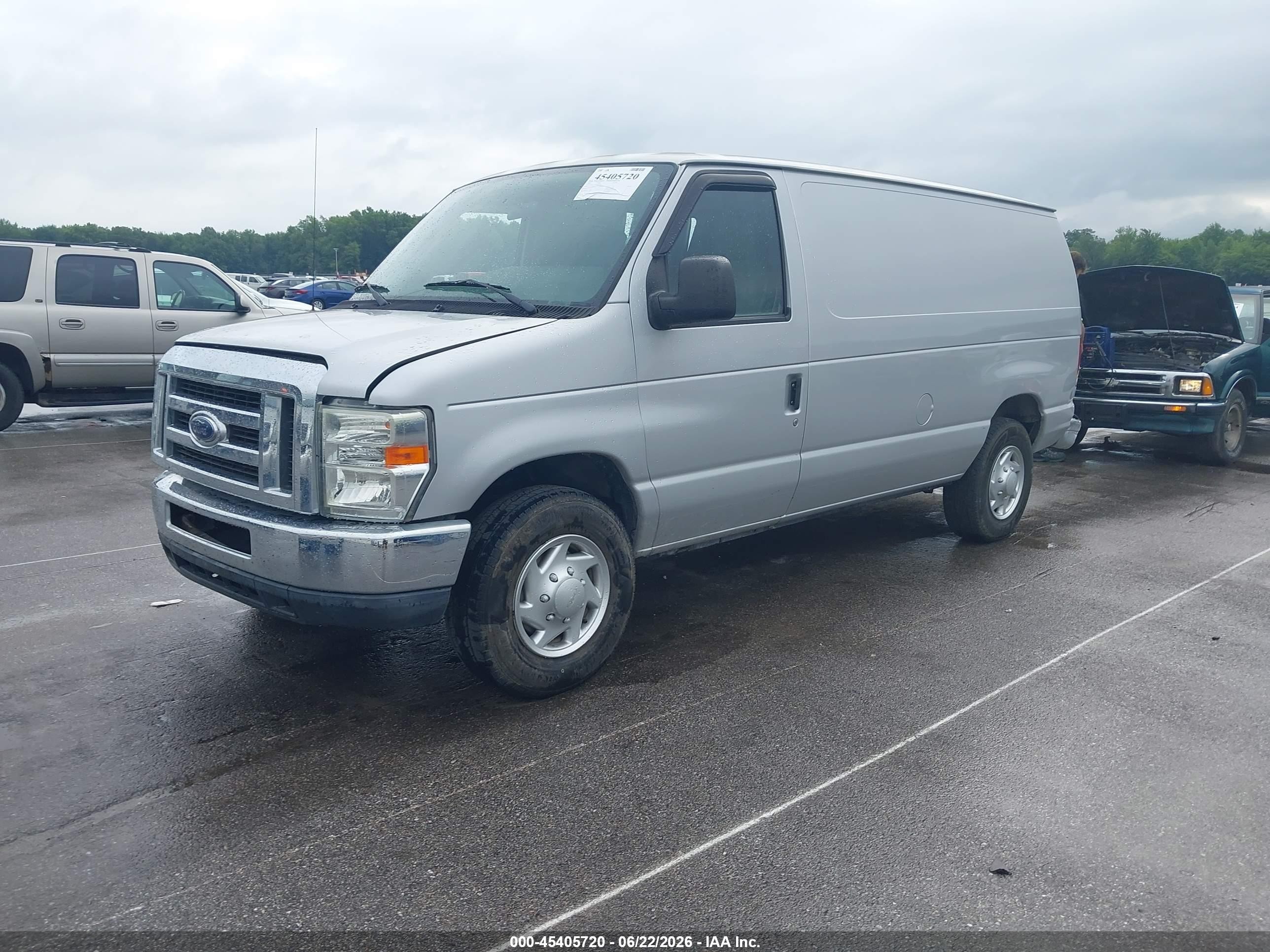 2012 Ford E-250 Commercial/recreational Silver vin: 1FTNE2EW7CDB12520