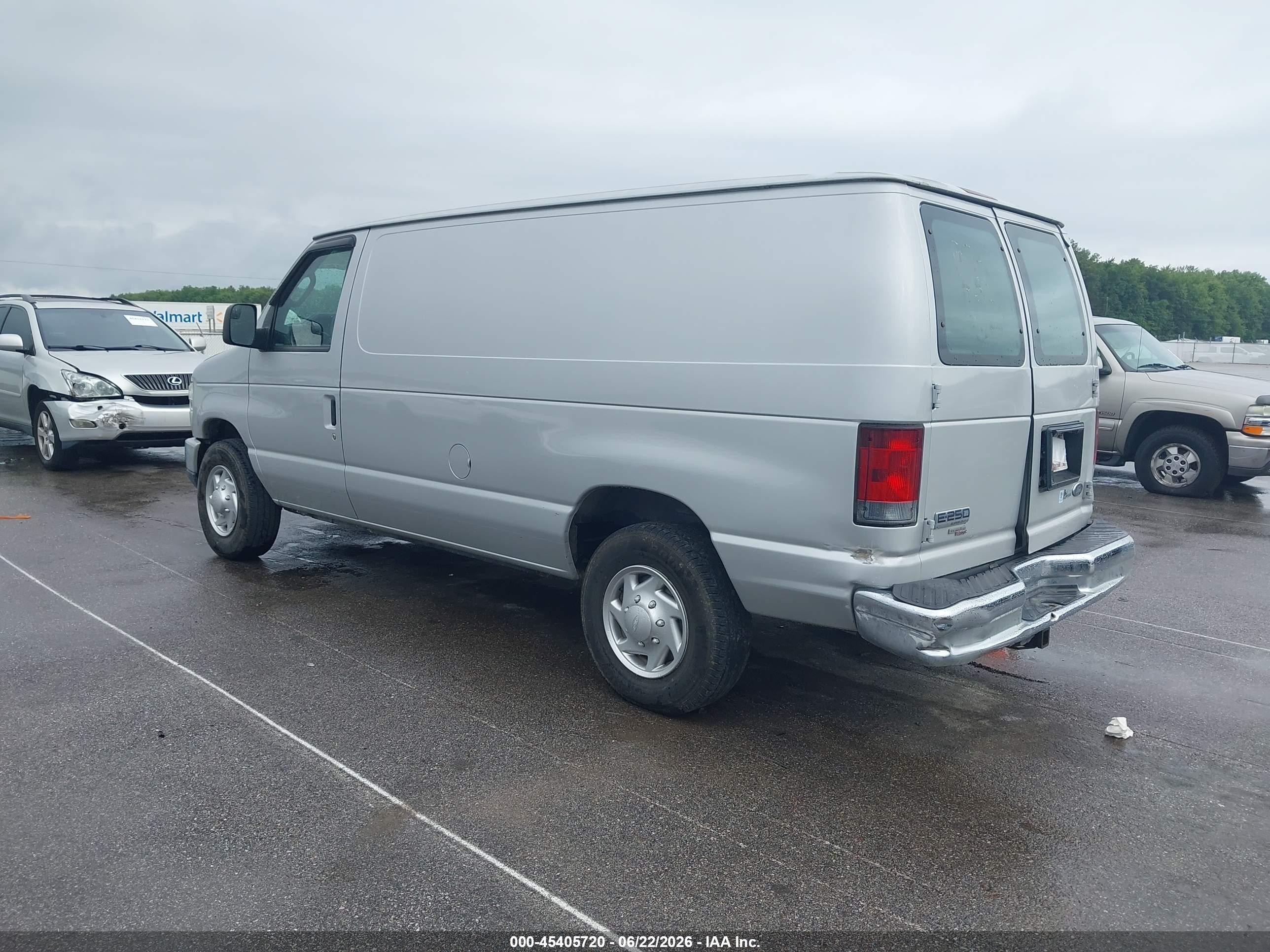 2012 Ford E-250 Commercial/recreational Silver vin: 1FTNE2EW7CDB12520