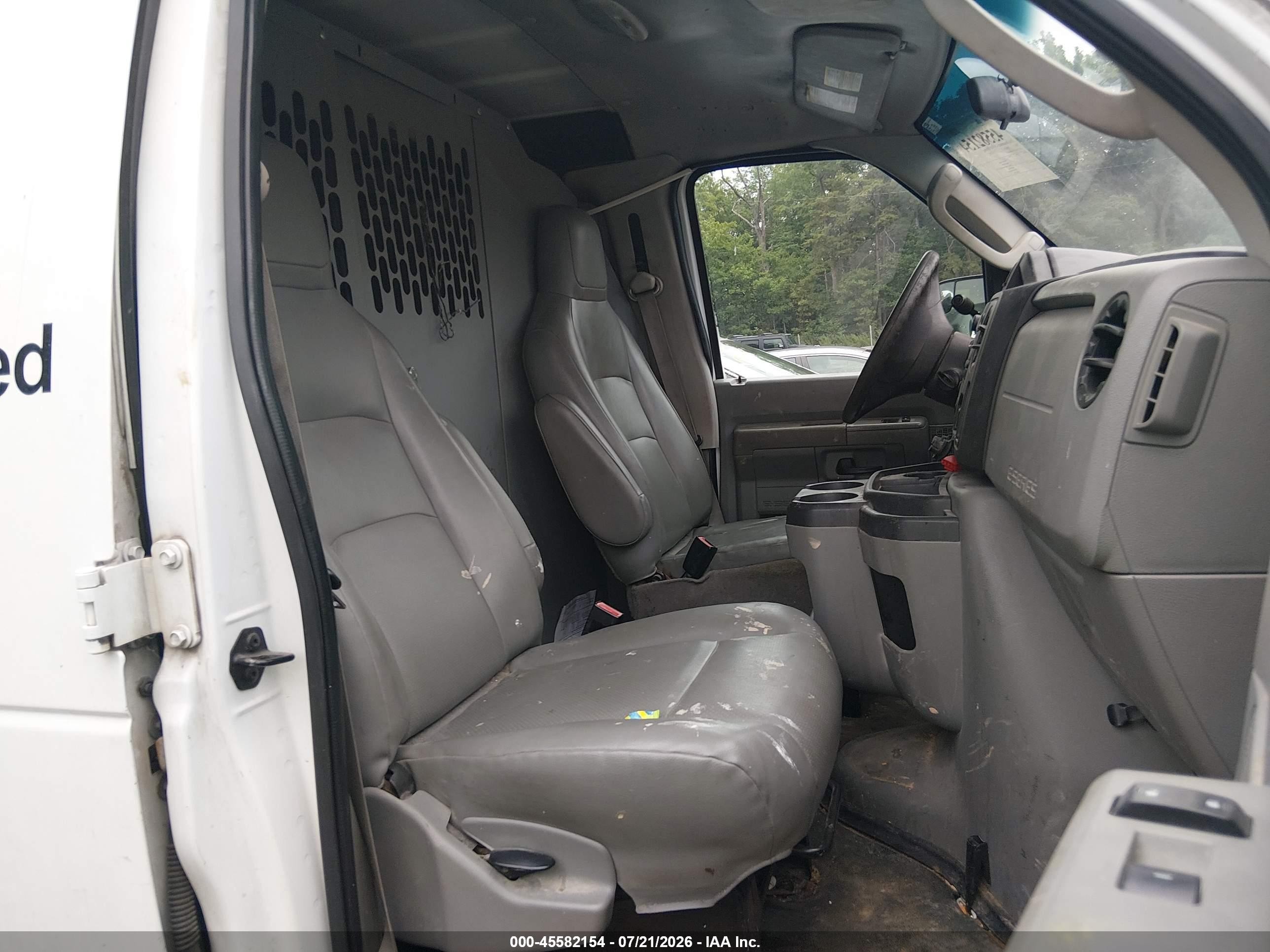 2013 Ford E-250 Commercial White vin: 1FTNE2EW7DDA18431