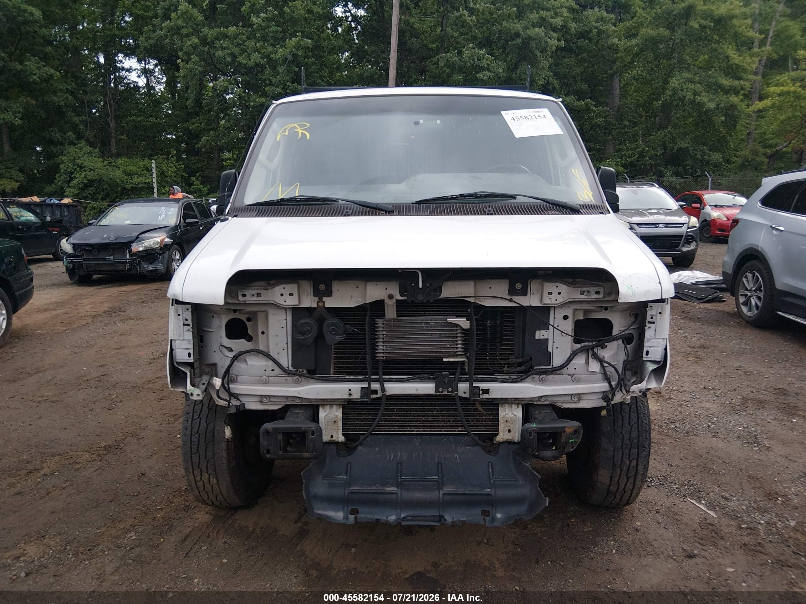 2013 Ford E-250 Commercial White vin: 1FTNE2EW7DDA18431