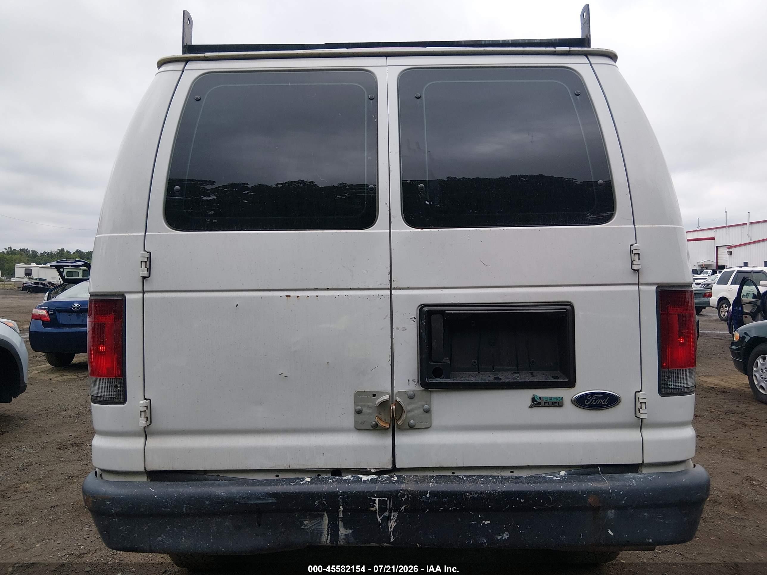 2013 Ford E-250 Commercial White vin: 1FTNE2EW7DDA18431