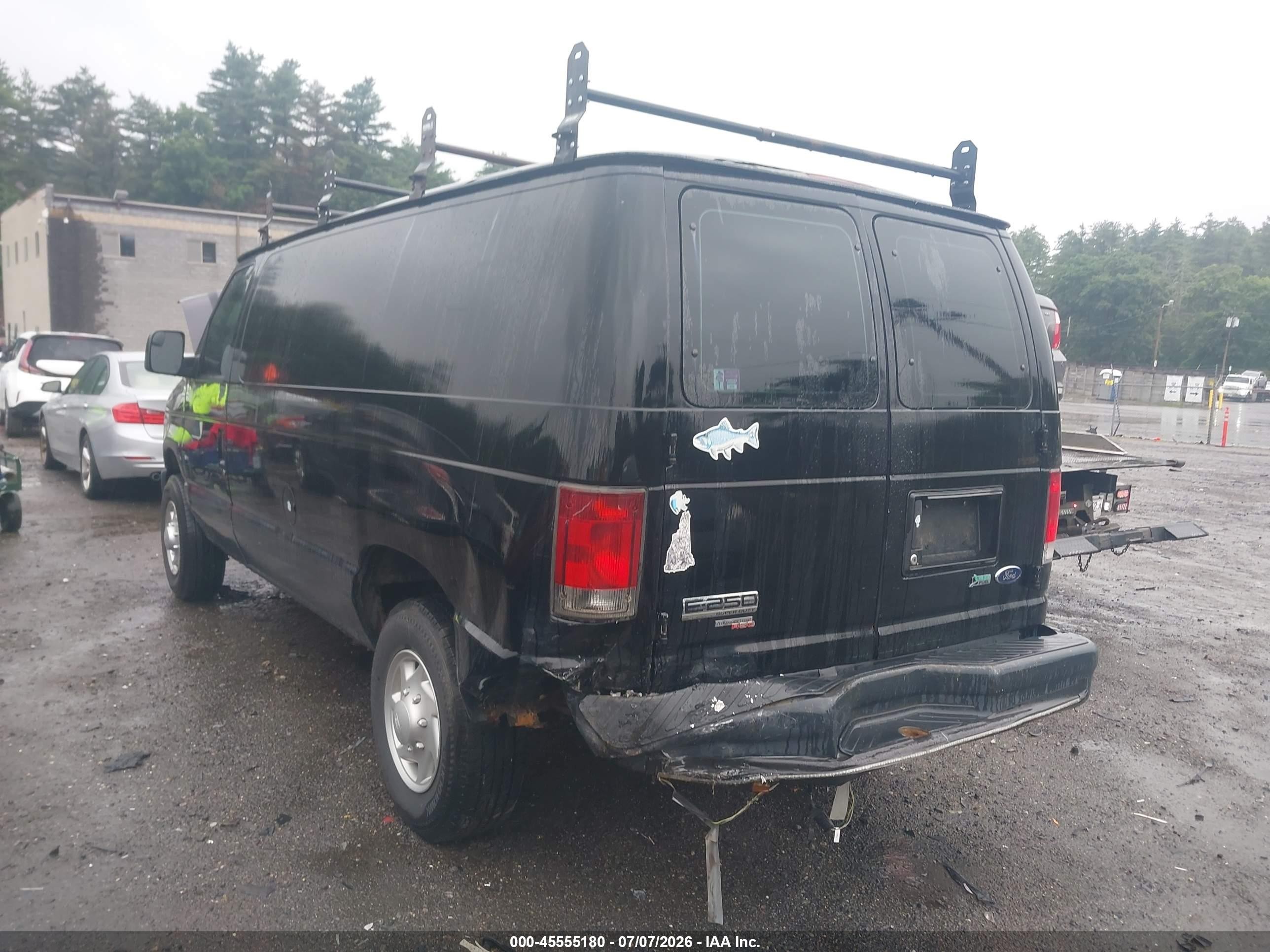 2014 Ford E-250 Commercial/recreational Black vin: 1FTNE2EW7EDA01839