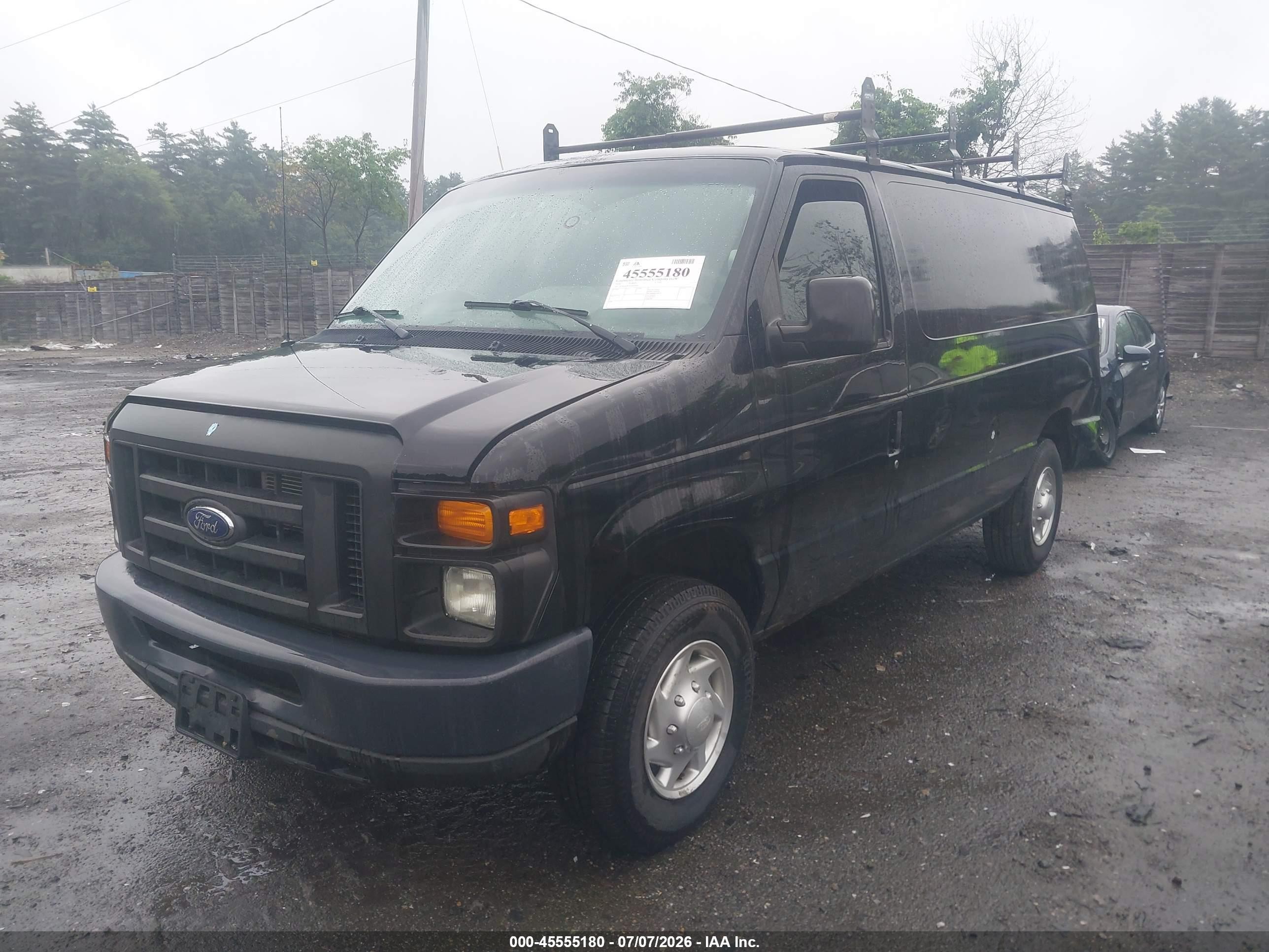 2014 Ford E-250 Commercial/recreational Black vin: 1FTNE2EW7EDA01839