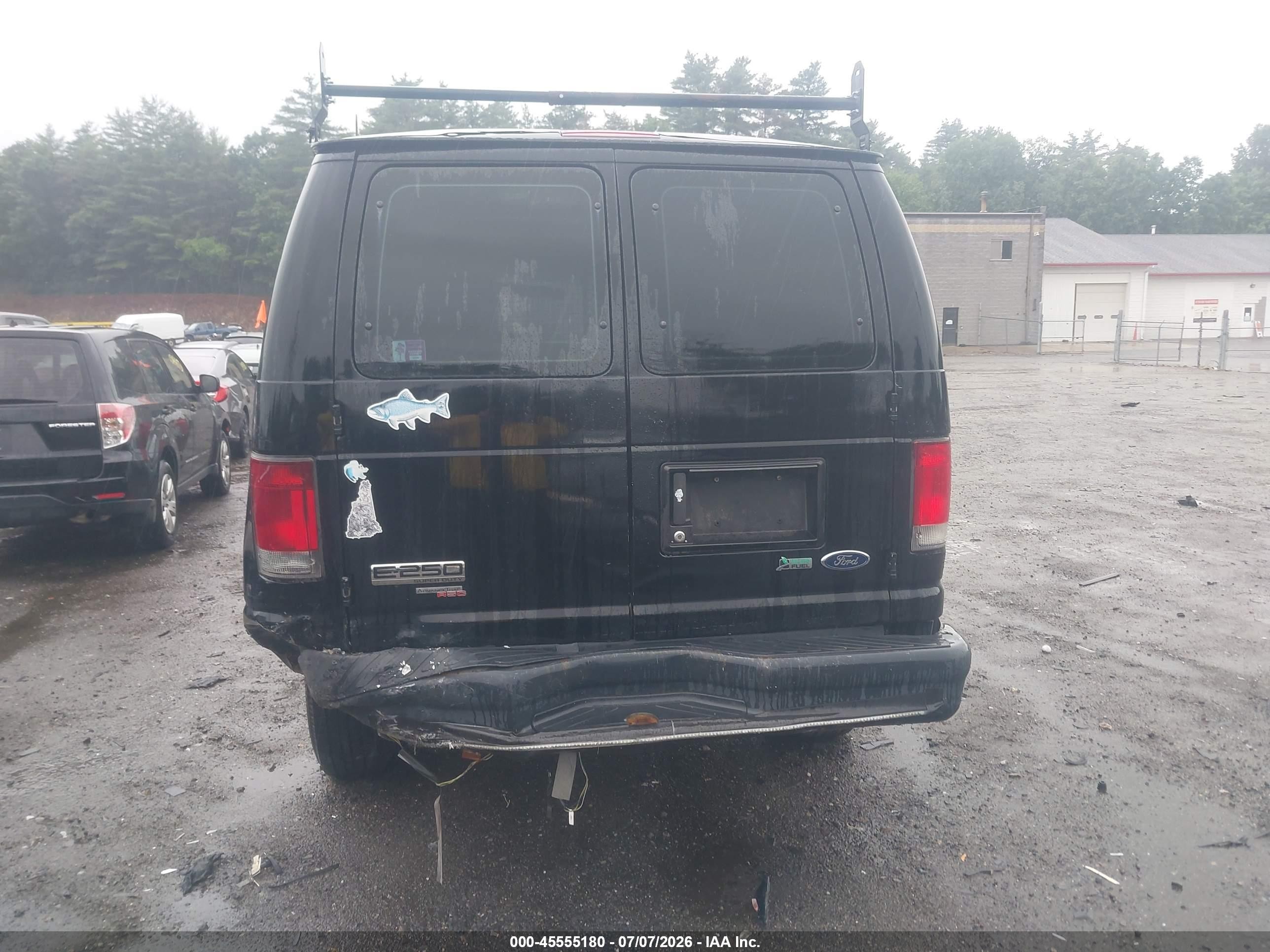 2014 Ford E-250 Commercial/recreational Black vin: 1FTNE2EW7EDA01839