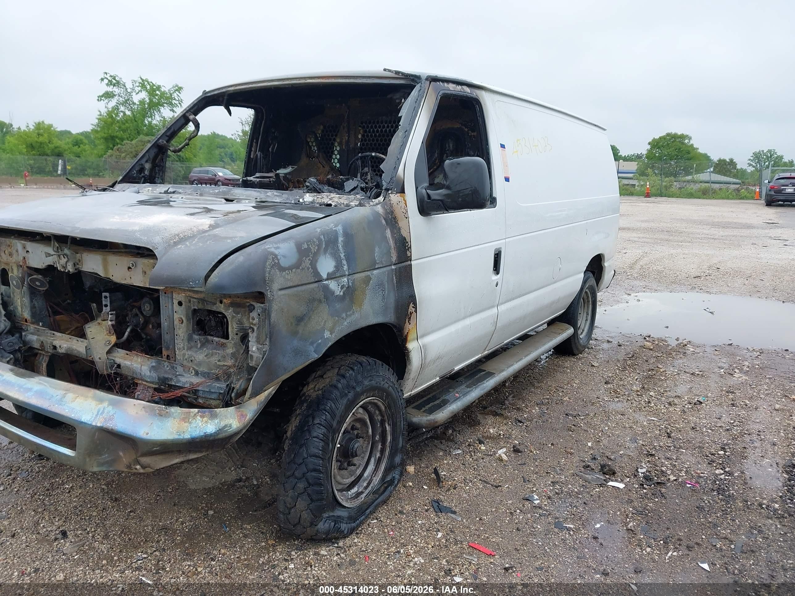 2014 Ford E-250 Commercial White vin: 1FTNE2EW7EDA18950