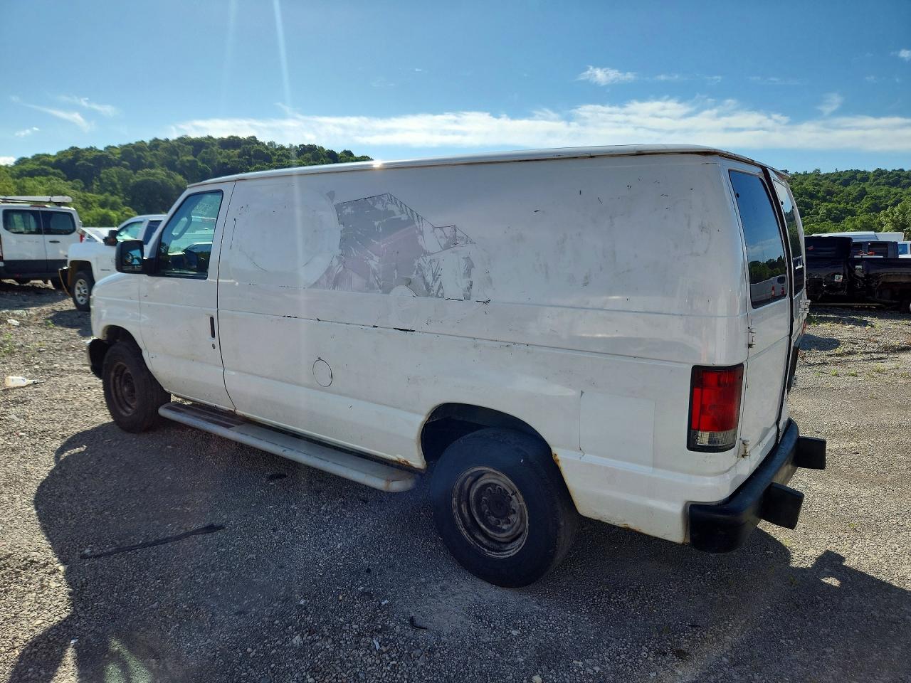 2014 Ford Econoline E250 Van White vin: 1FTNE2EW7EDA95186