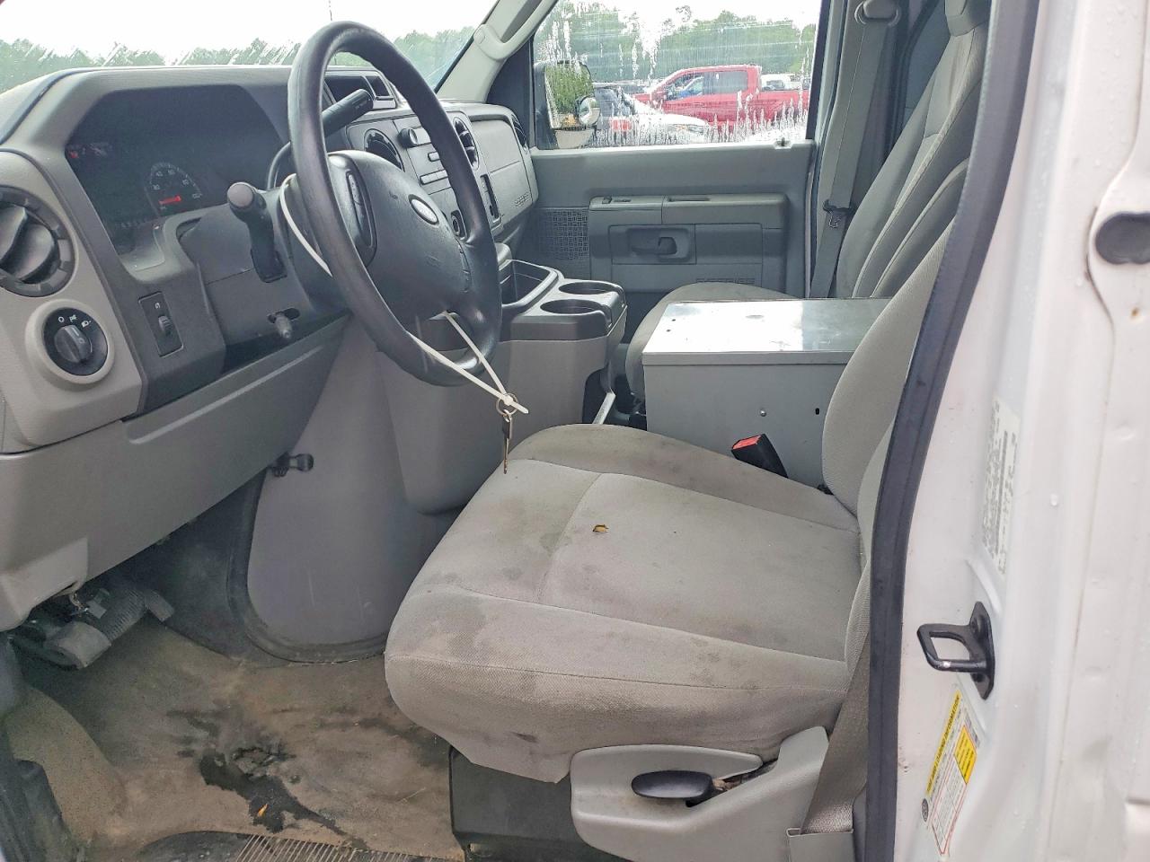 2014 Ford Econoline E250 Van White vin: 1FTNE2EW7EDA95186