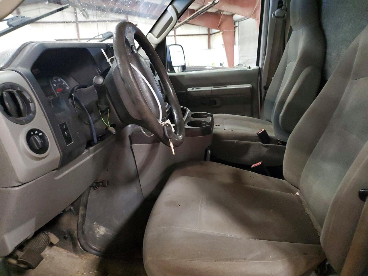 2014 Ford Econoline E250 Van White vin: 1FTNE2EW7EDB01343