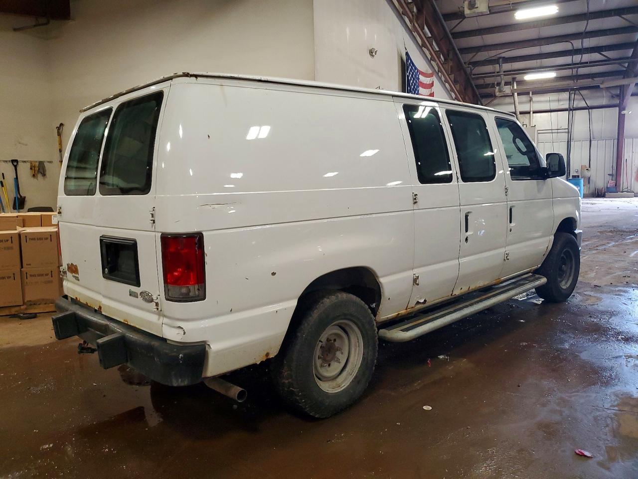 2014 Ford Econoline E250 Van White vin: 1FTNE2EW7EDB01343