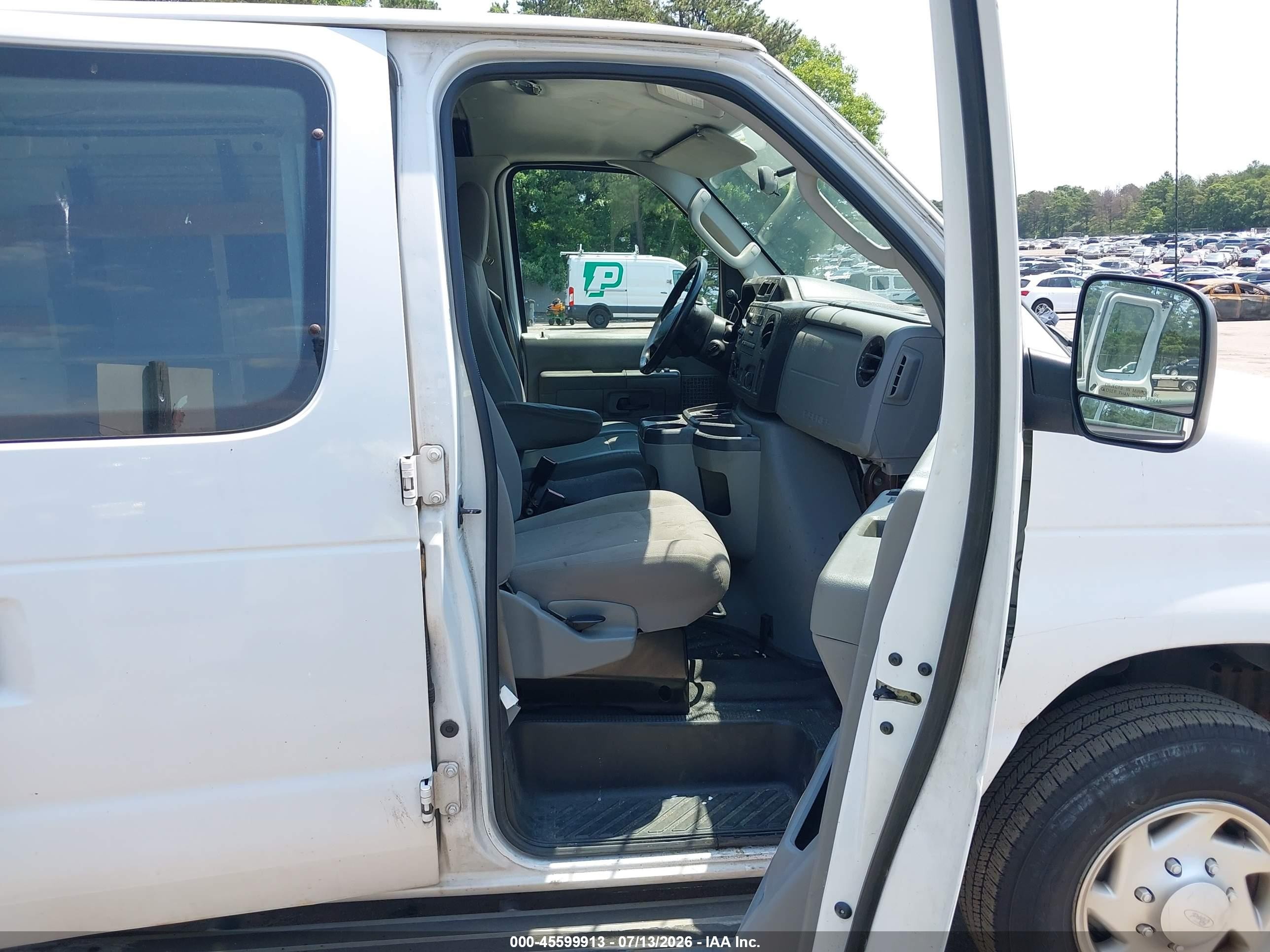 2012 Ford E-250 Commercial White vin: 1FTNE2EW8CDA66955