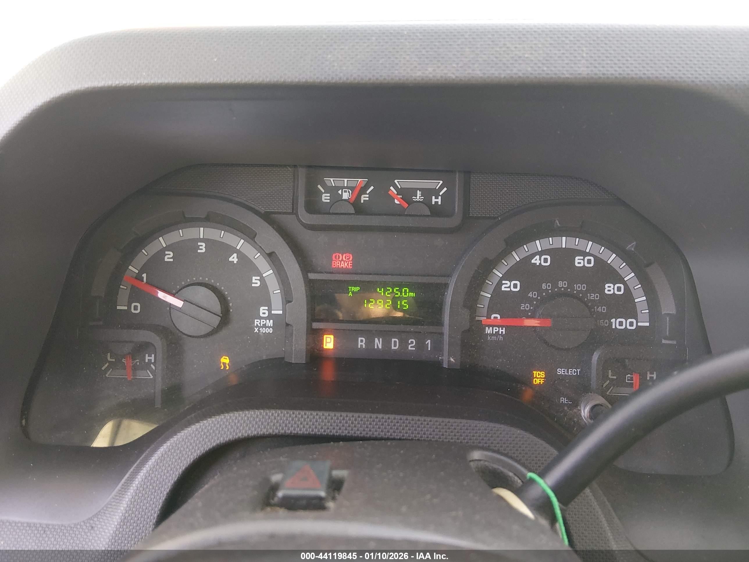 2012 Ford E-250 Commercial White vin: 1FTNE2EW8CDB03292