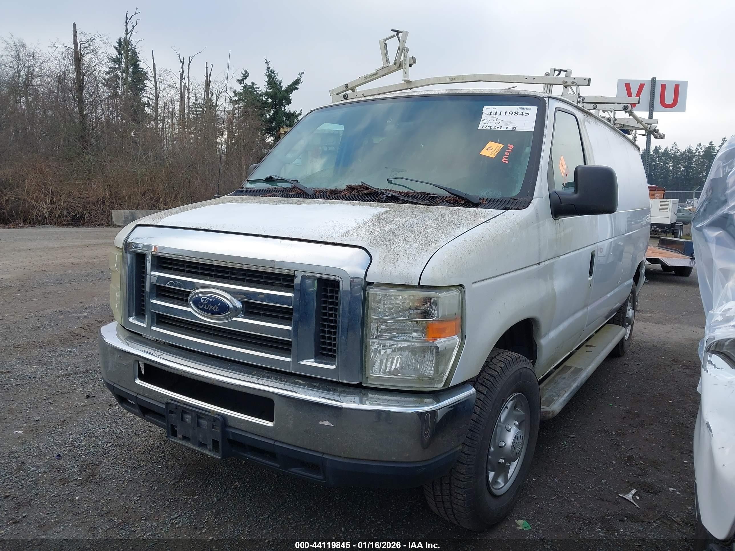 2012 Ford E-250 Commercial White vin: 1FTNE2EW8CDB03292