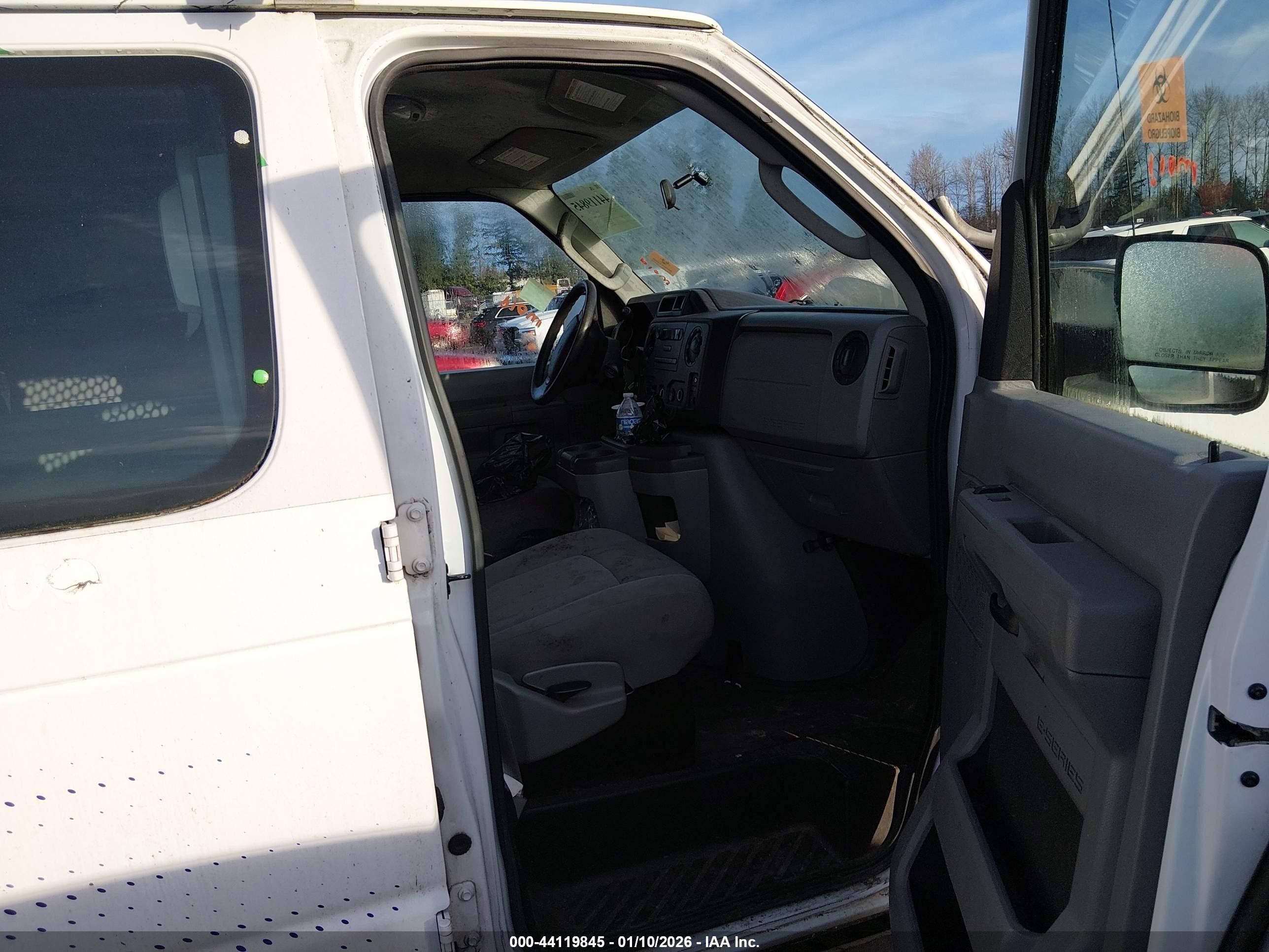 2012 Ford E-250 Commercial White vin: 1FTNE2EW8CDB03292