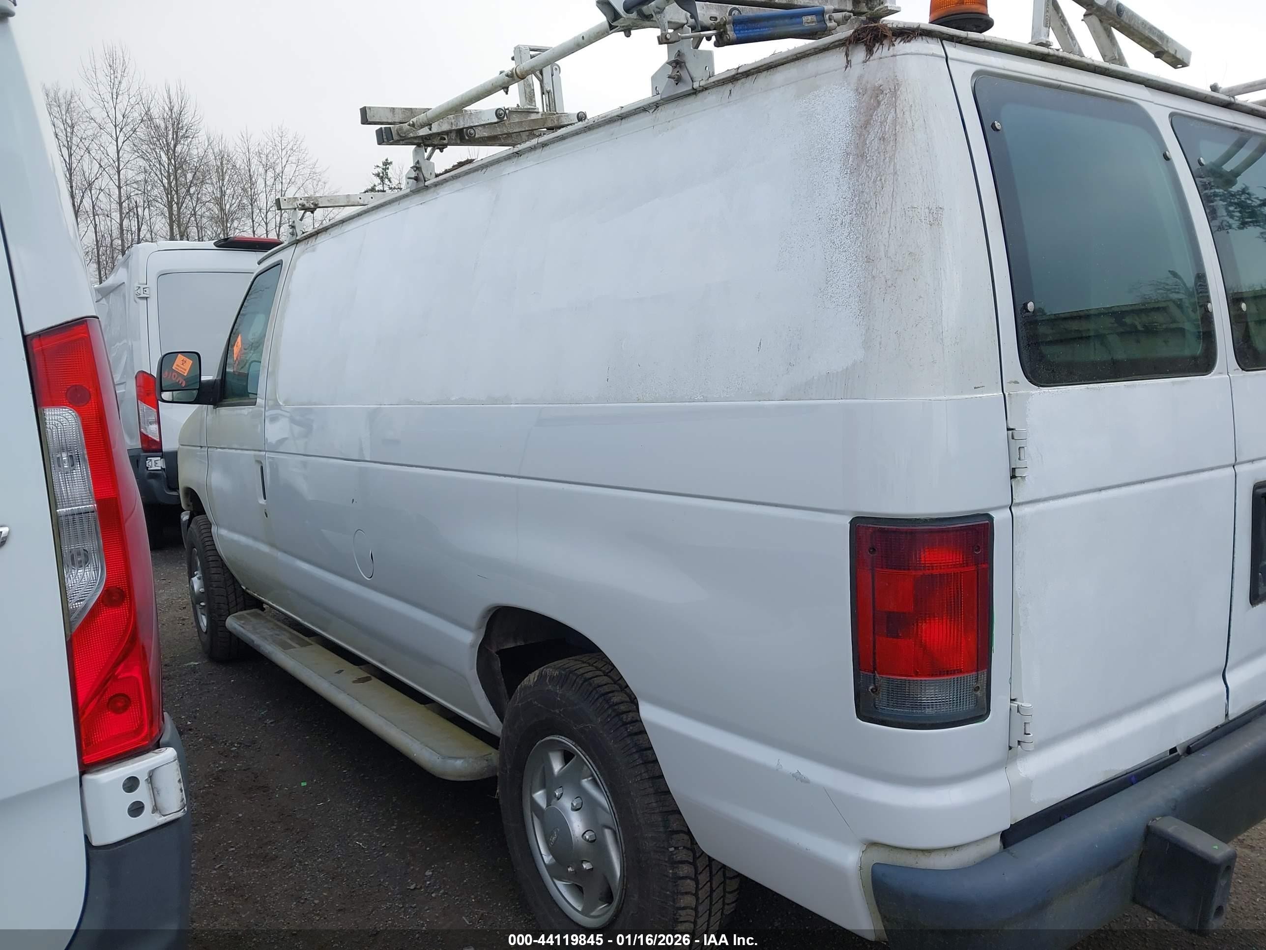 2012 Ford E-250 Commercial White vin: 1FTNE2EW8CDB03292