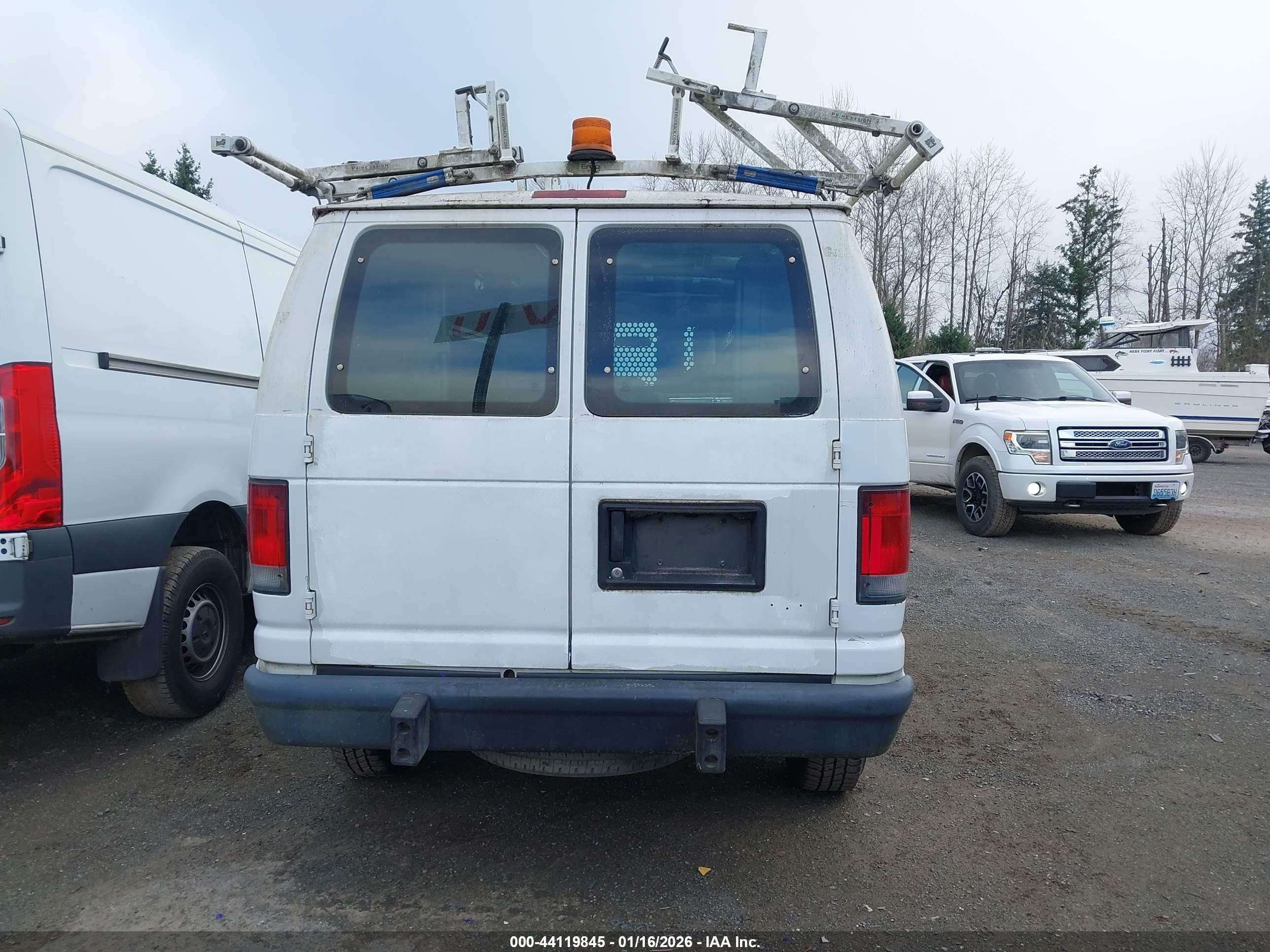 2012 Ford E-250 Commercial White vin: 1FTNE2EW8CDB03292