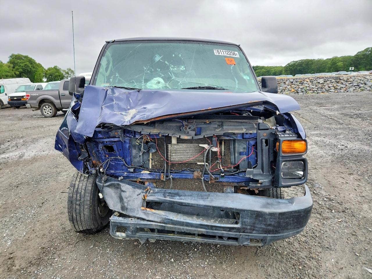 2013 Ford Econoline E250 Van Blue vin: 1FTNE2EW8DDA40390