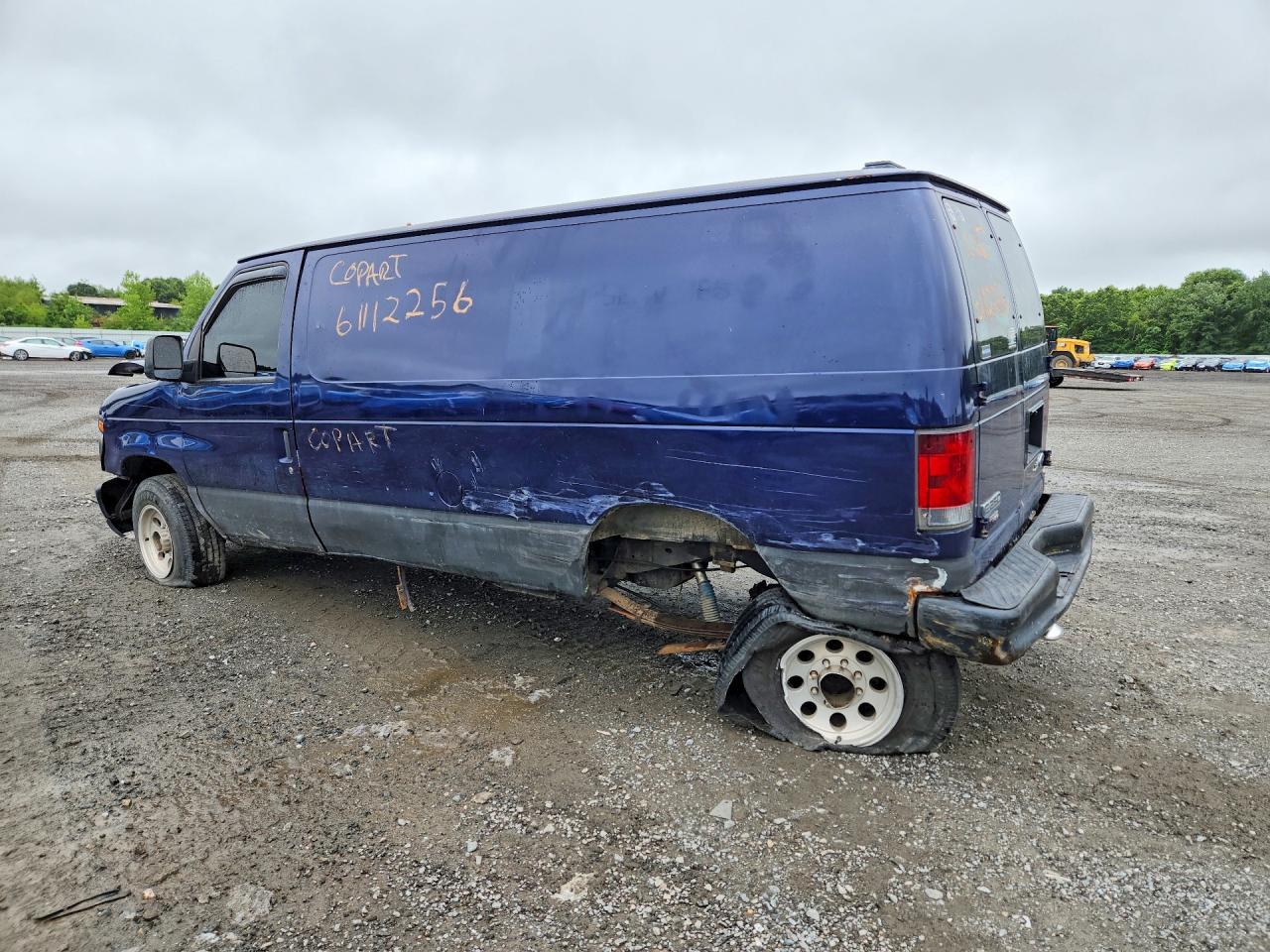 2013 Ford Econoline E250 Van Blue vin: 1FTNE2EW8DDA40390