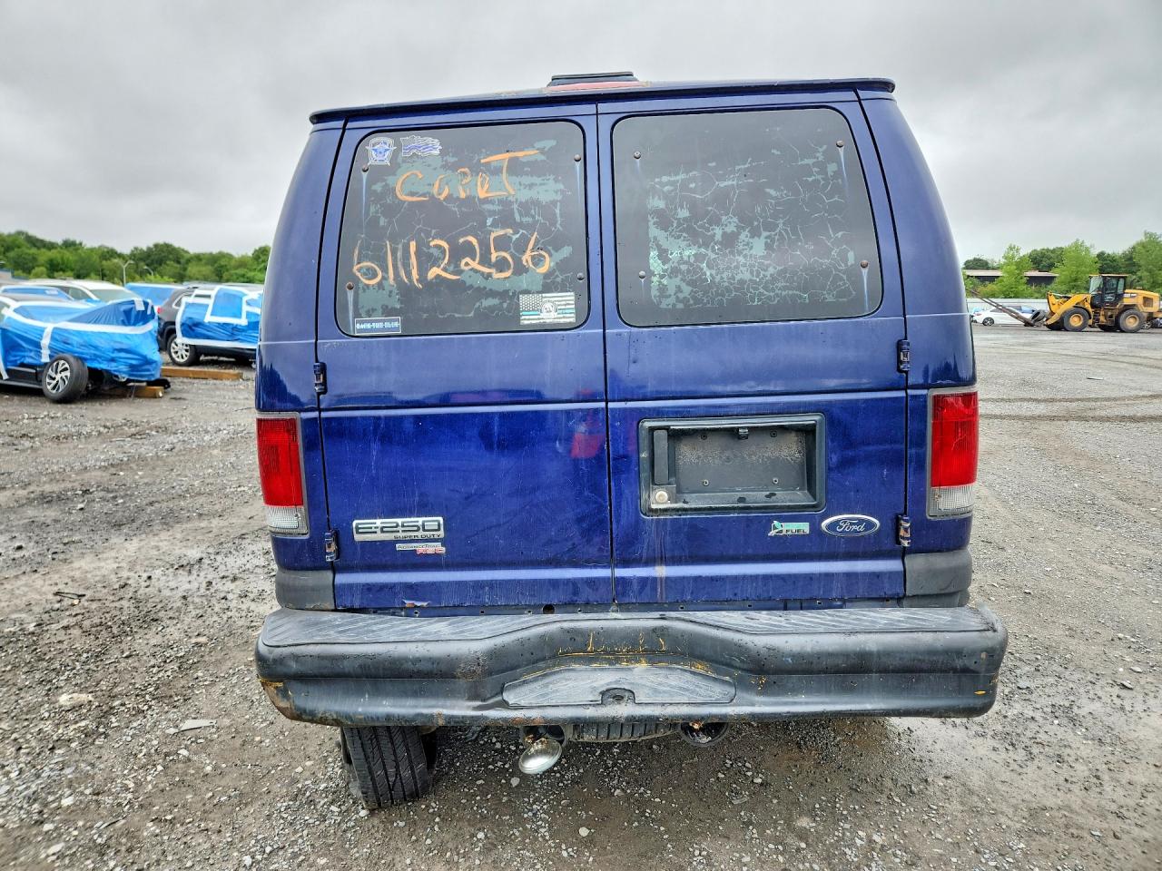 2013 Ford Econoline E250 Van Blue vin: 1FTNE2EW8DDA40390