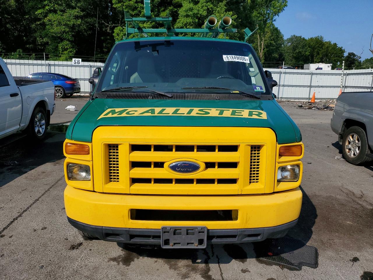 2013 Ford Econoline E250 Van Green vin: 1FTNE2EW8DDA47842