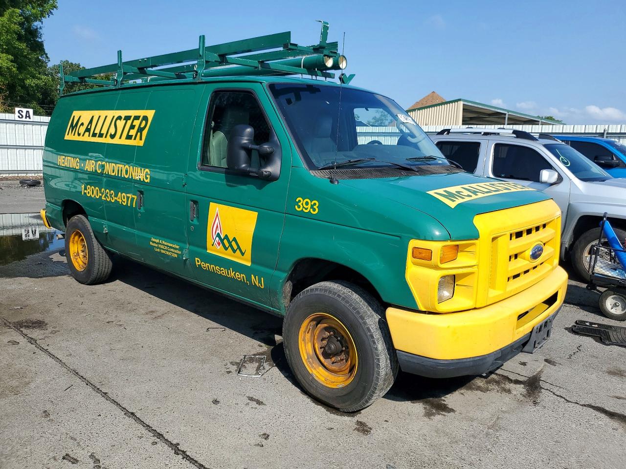 2013 Ford Econoline E250 Van Green vin: 1FTNE2EW8DDA47842