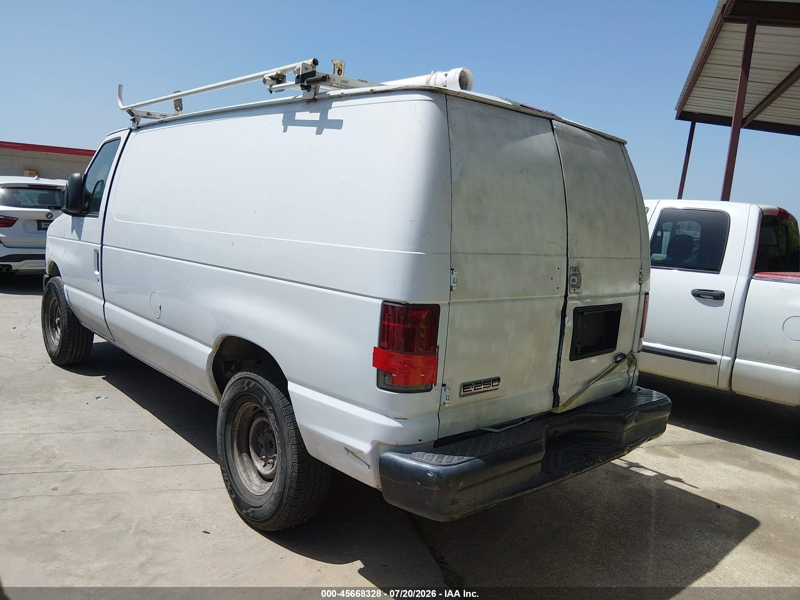 2013 Ford E-250 Commercial White vin: 1FTNE2EW8DDA94868