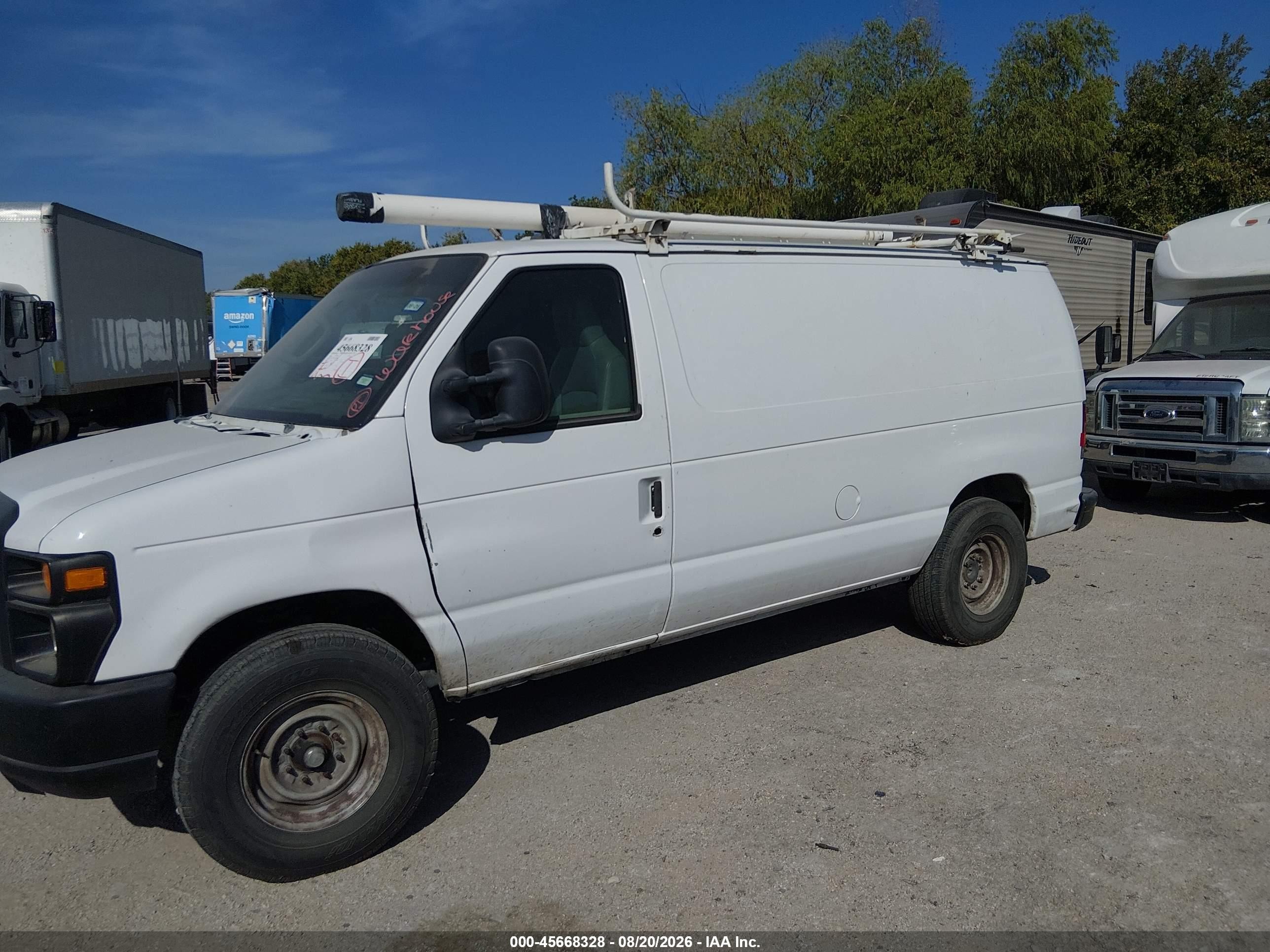 2013 Ford E-250 Commercial White vin: 1FTNE2EW8DDA94868