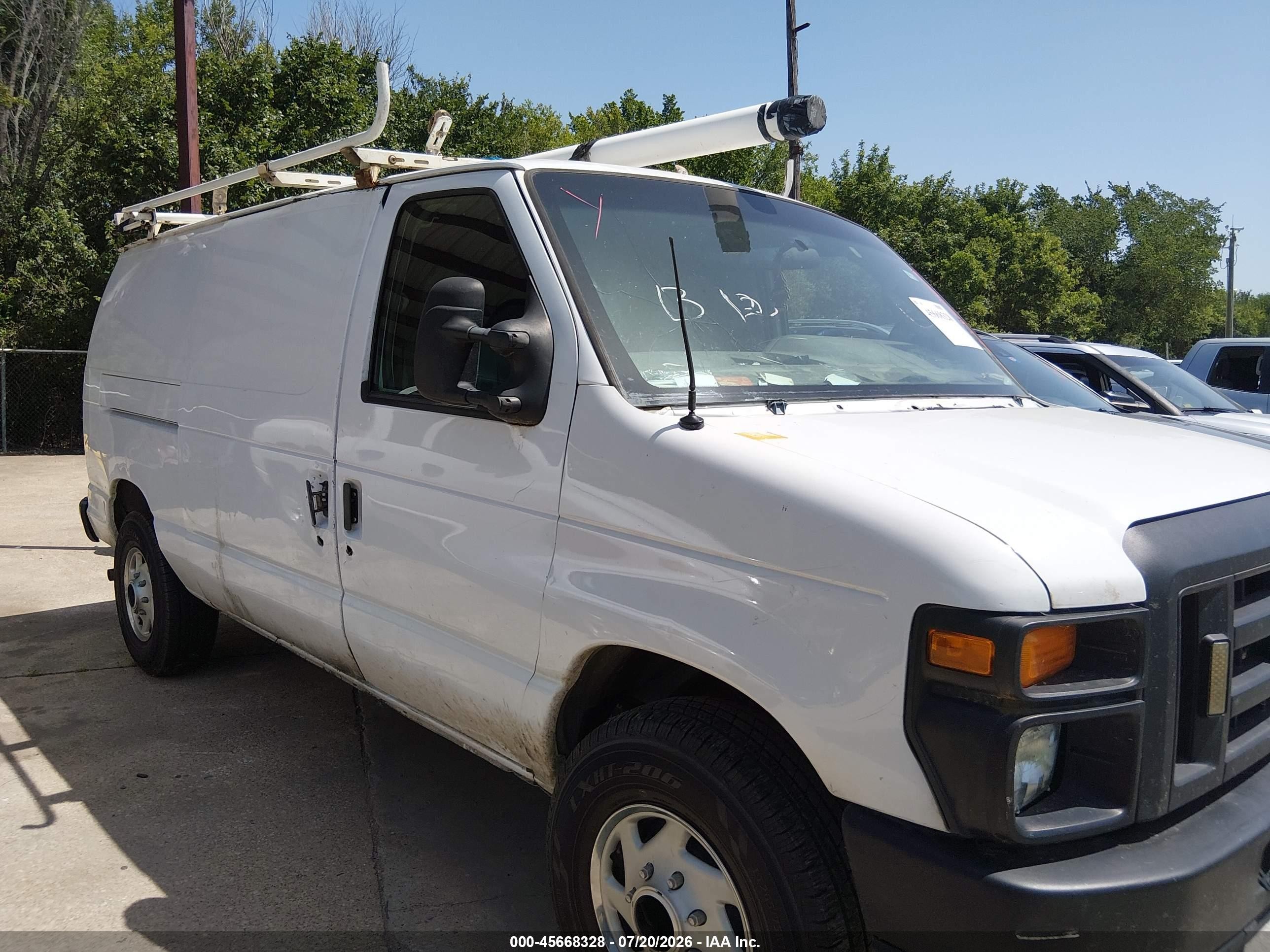 2013 Ford E-250 Commercial White vin: 1FTNE2EW8DDA94868