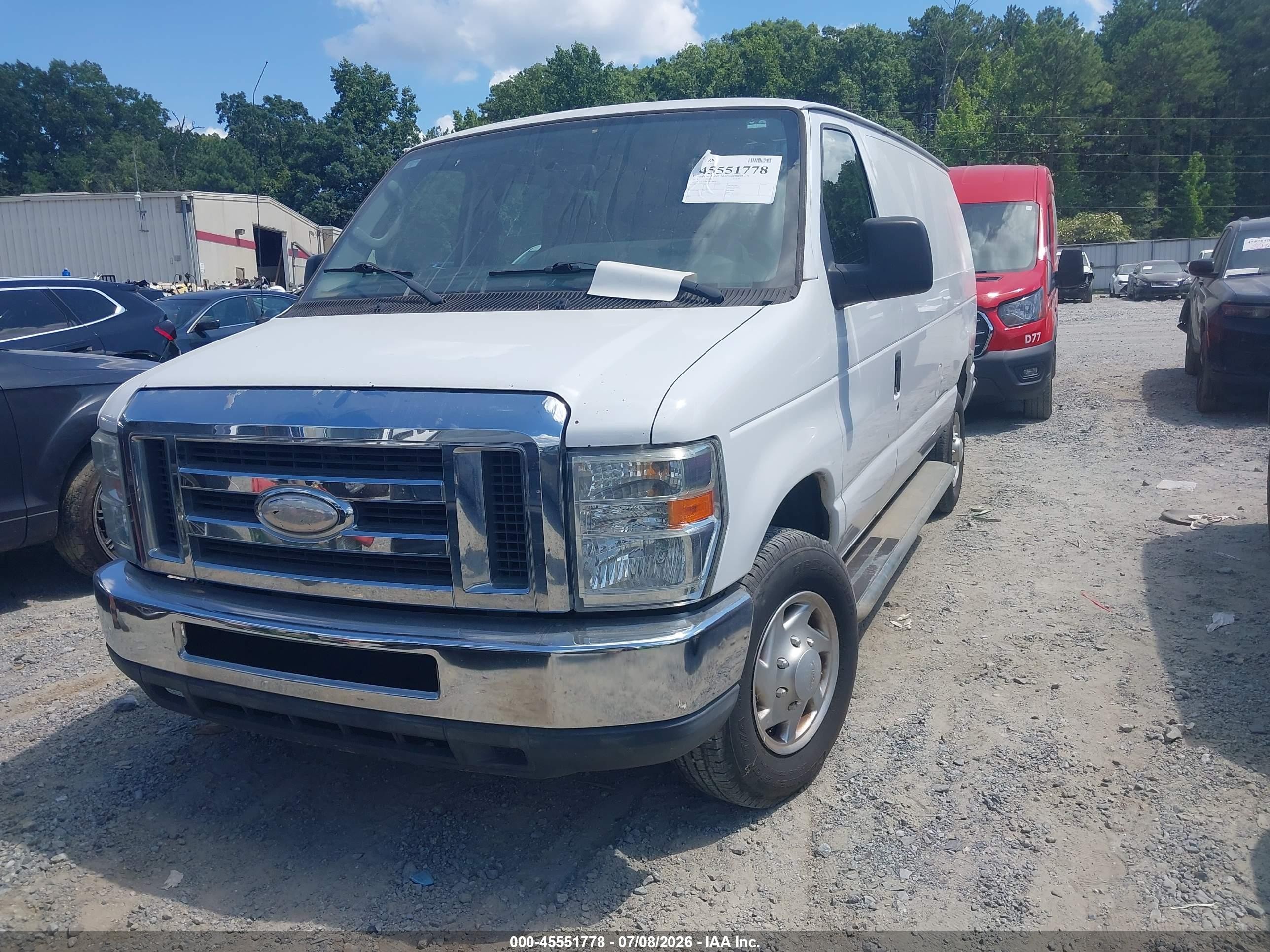 2014 Ford E-250 Commercial/recreational White vin: 1FTNE2EW8EDA53979