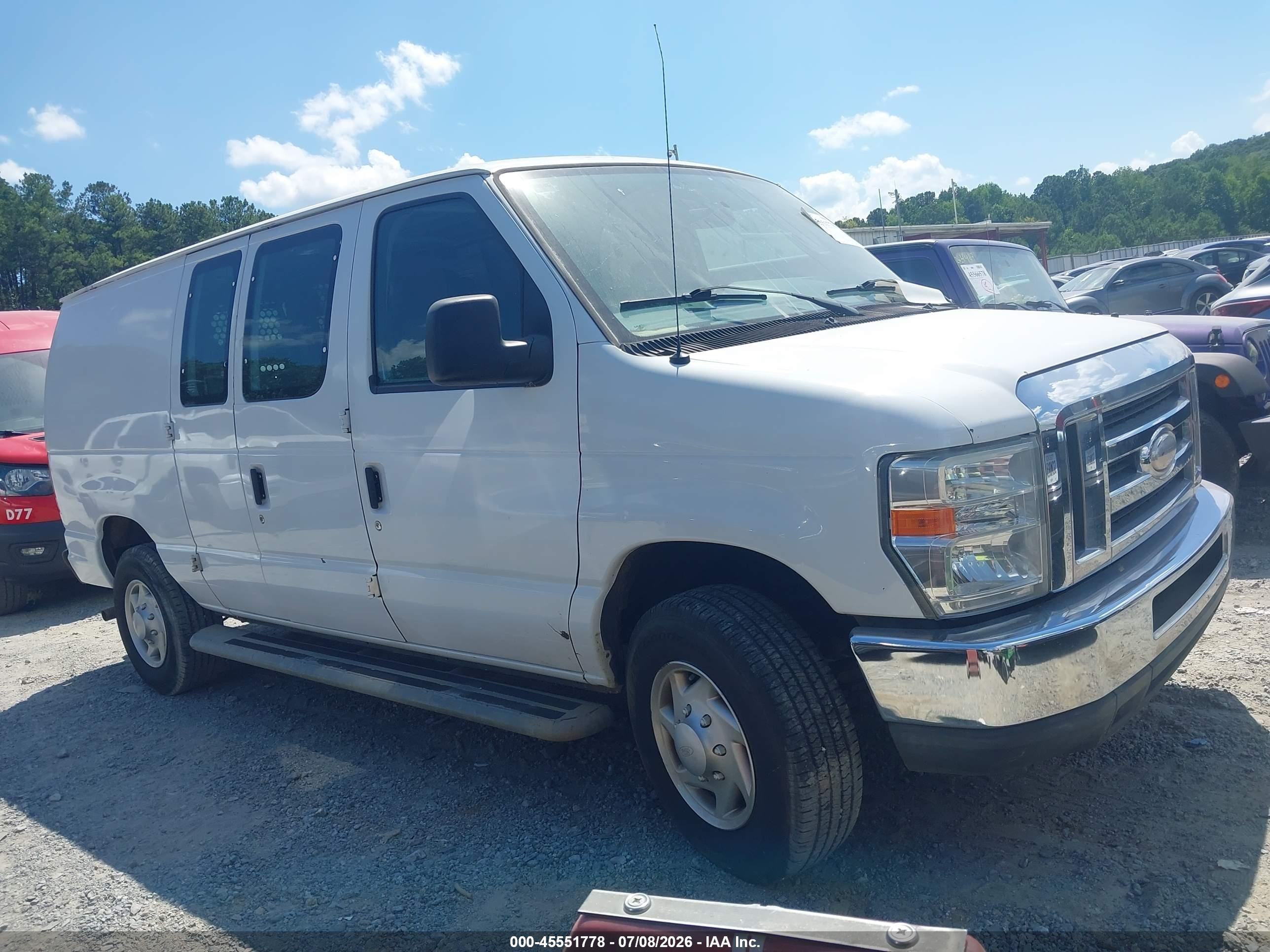 2014 Ford E-250 Commercial/recreational White vin: 1FTNE2EW8EDA53979