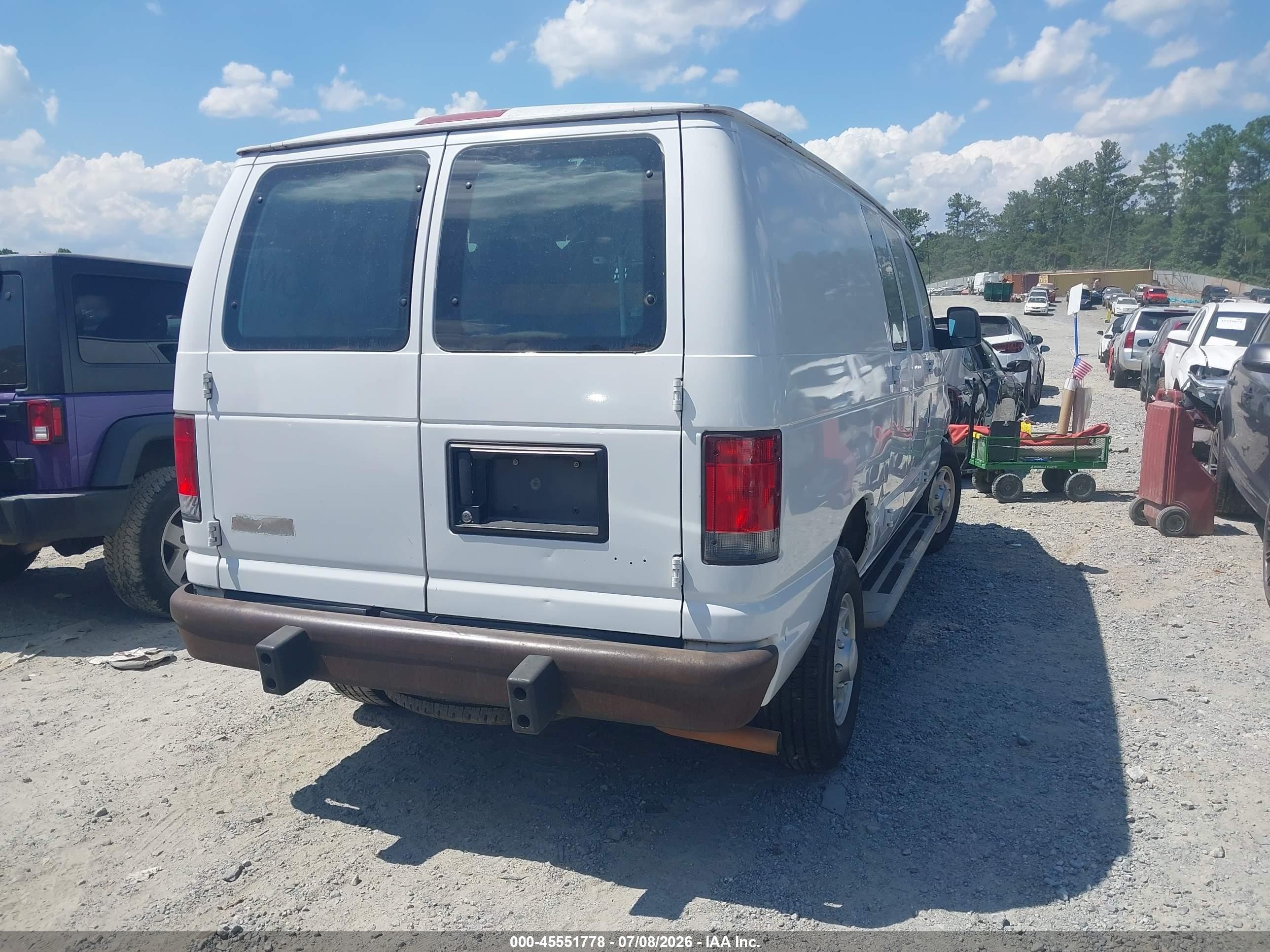 2014 Ford E-250 Commercial/recreational White vin: 1FTNE2EW8EDA53979
