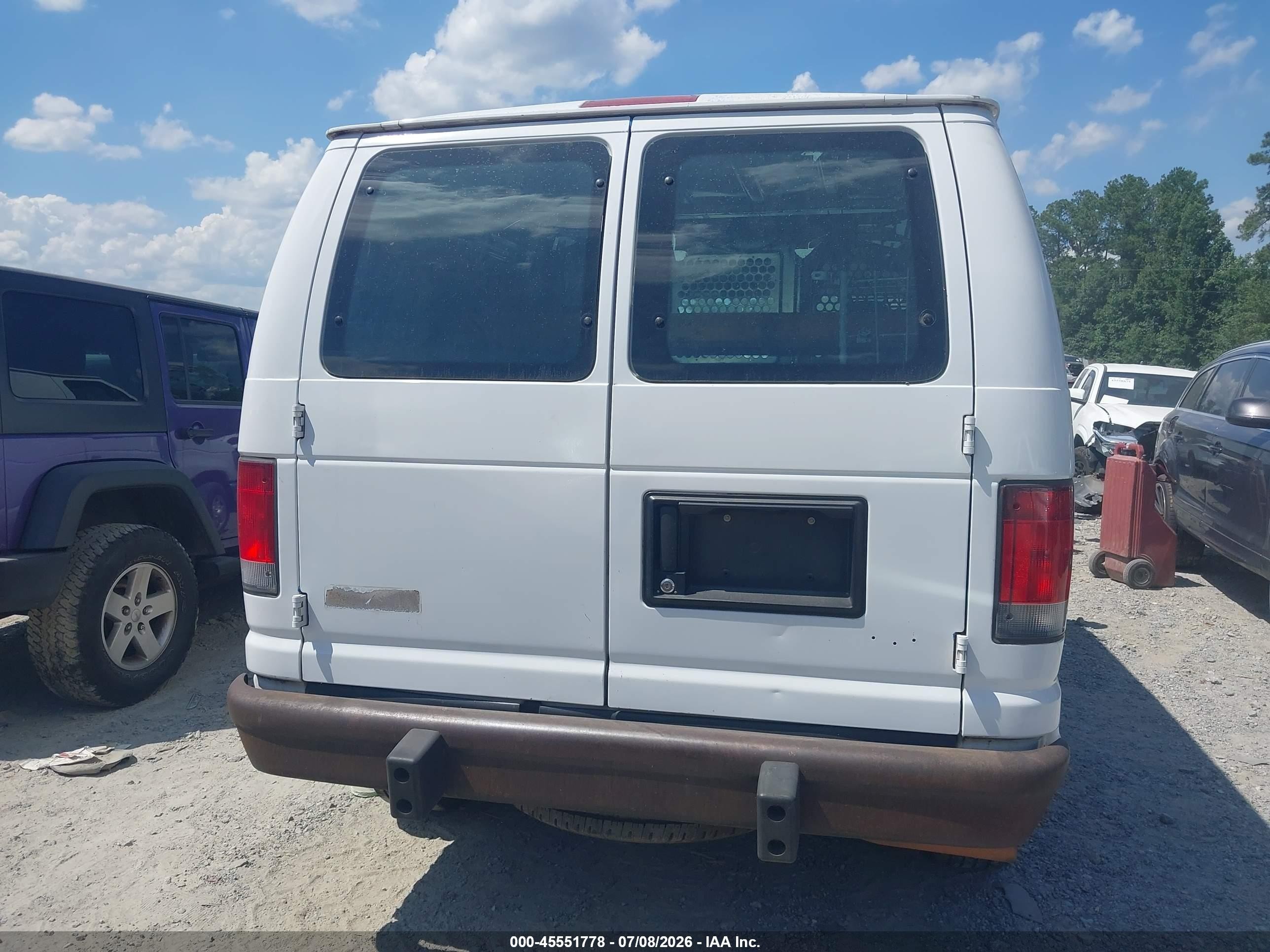 2014 Ford E-250 Commercial/recreational White vin: 1FTNE2EW8EDA53979