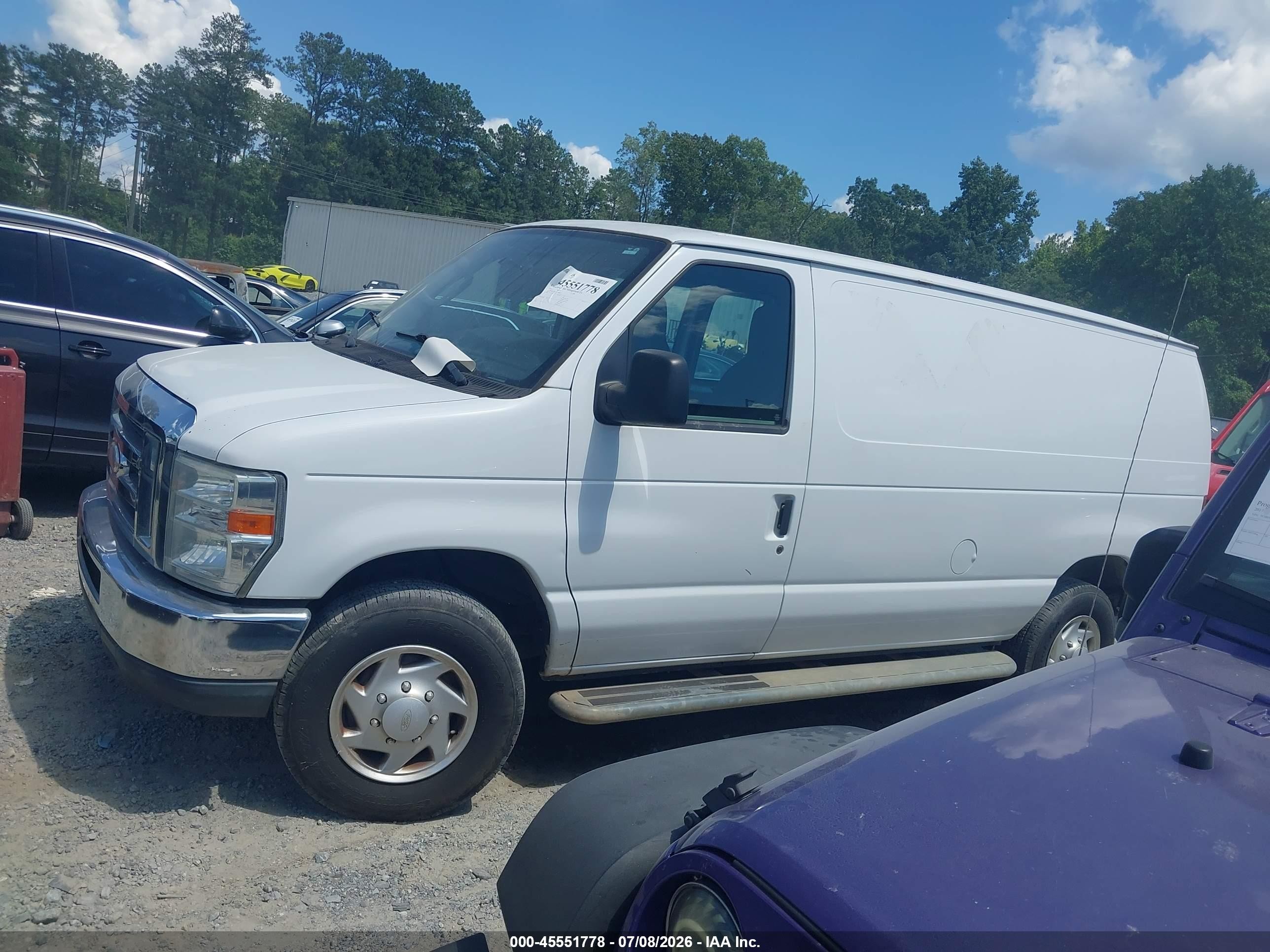 2014 Ford E-250 Commercial/recreational White vin: 1FTNE2EW8EDA53979