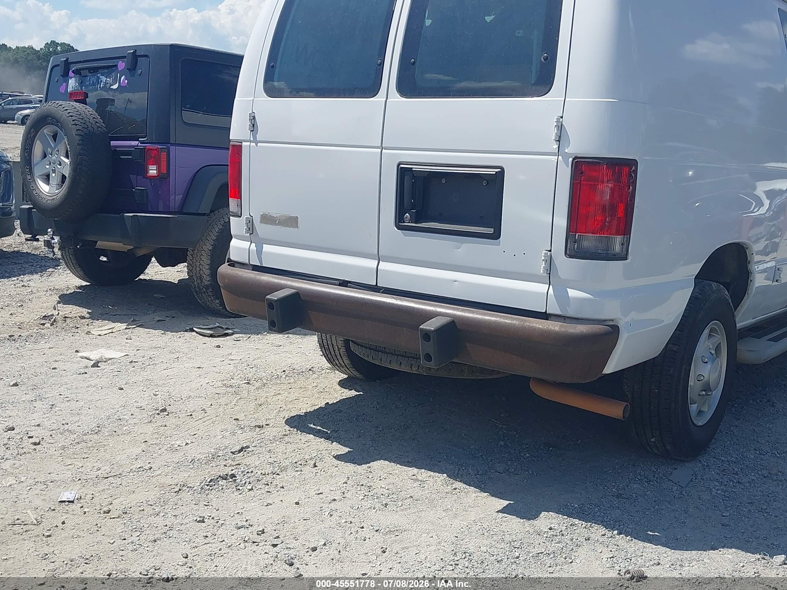 2014 Ford E-250 Commercial/recreational White vin: 1FTNE2EW8EDA53979