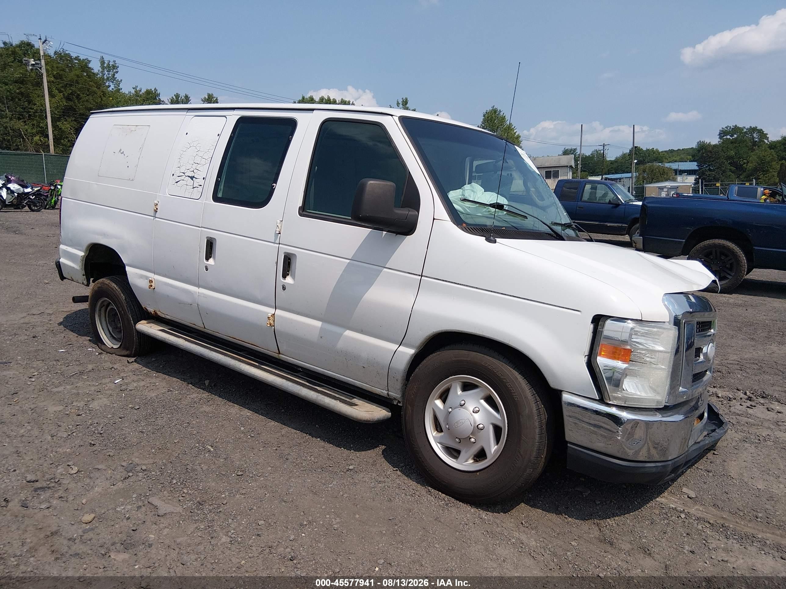 2014 Ford E-250 Commercial White vin: 1FTNE2EW8EDA55067