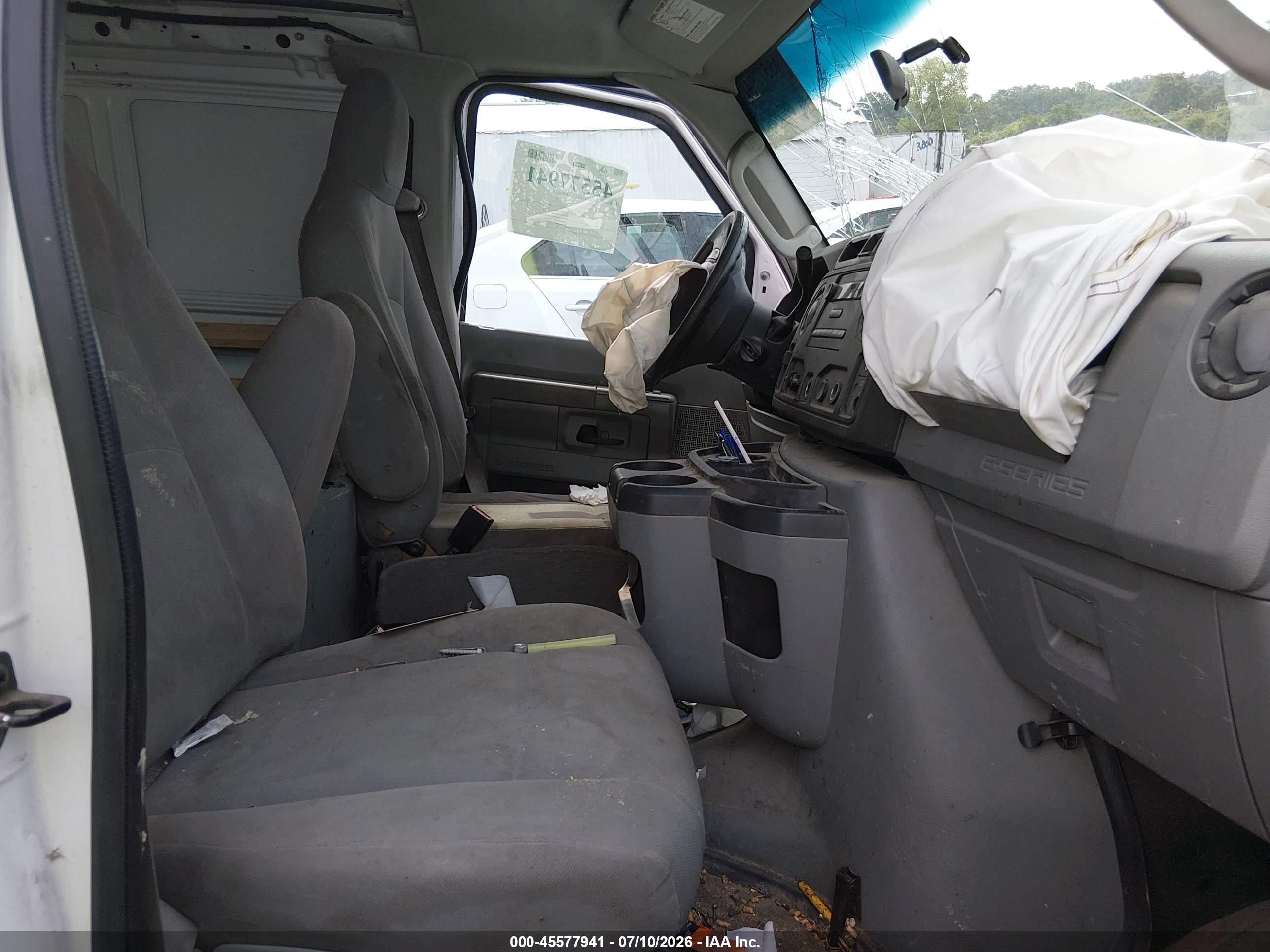 2014 Ford E-250 Commercial White vin: 1FTNE2EW8EDA55067