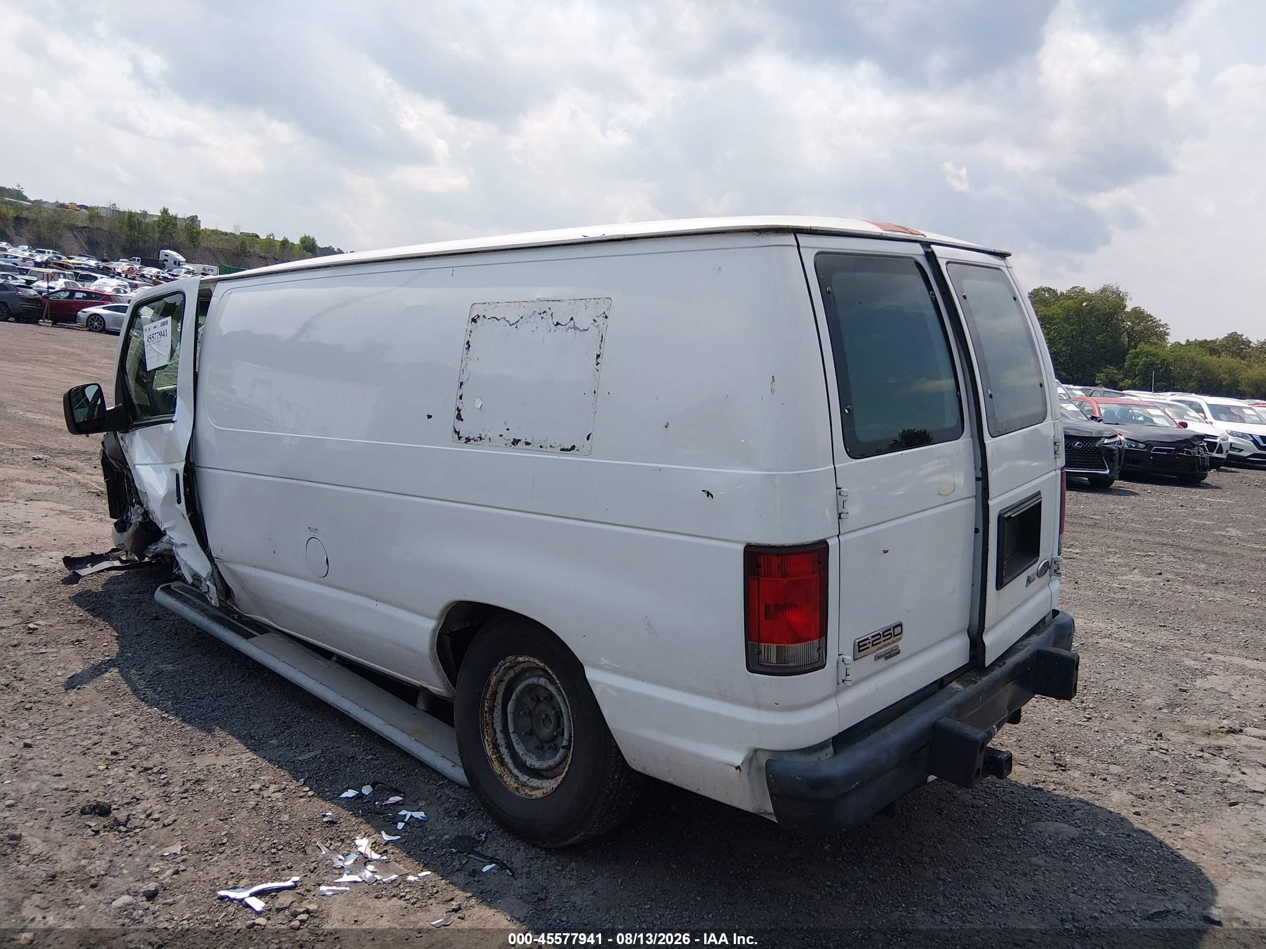 2014 Ford E-250 Commercial White vin: 1FTNE2EW8EDA55067